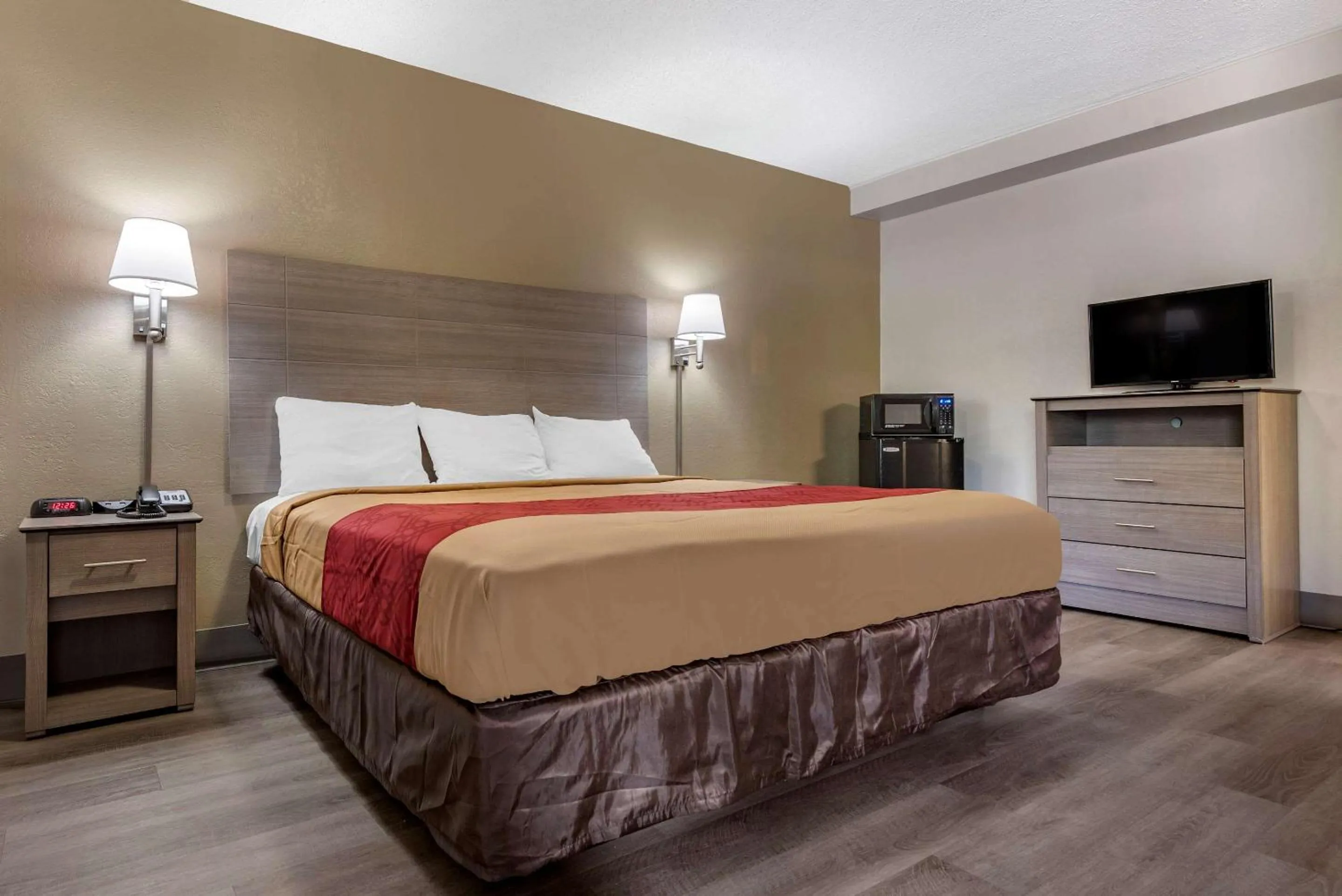 Photo of the whole room, Bed in Econo Lodge Dewitt I-90