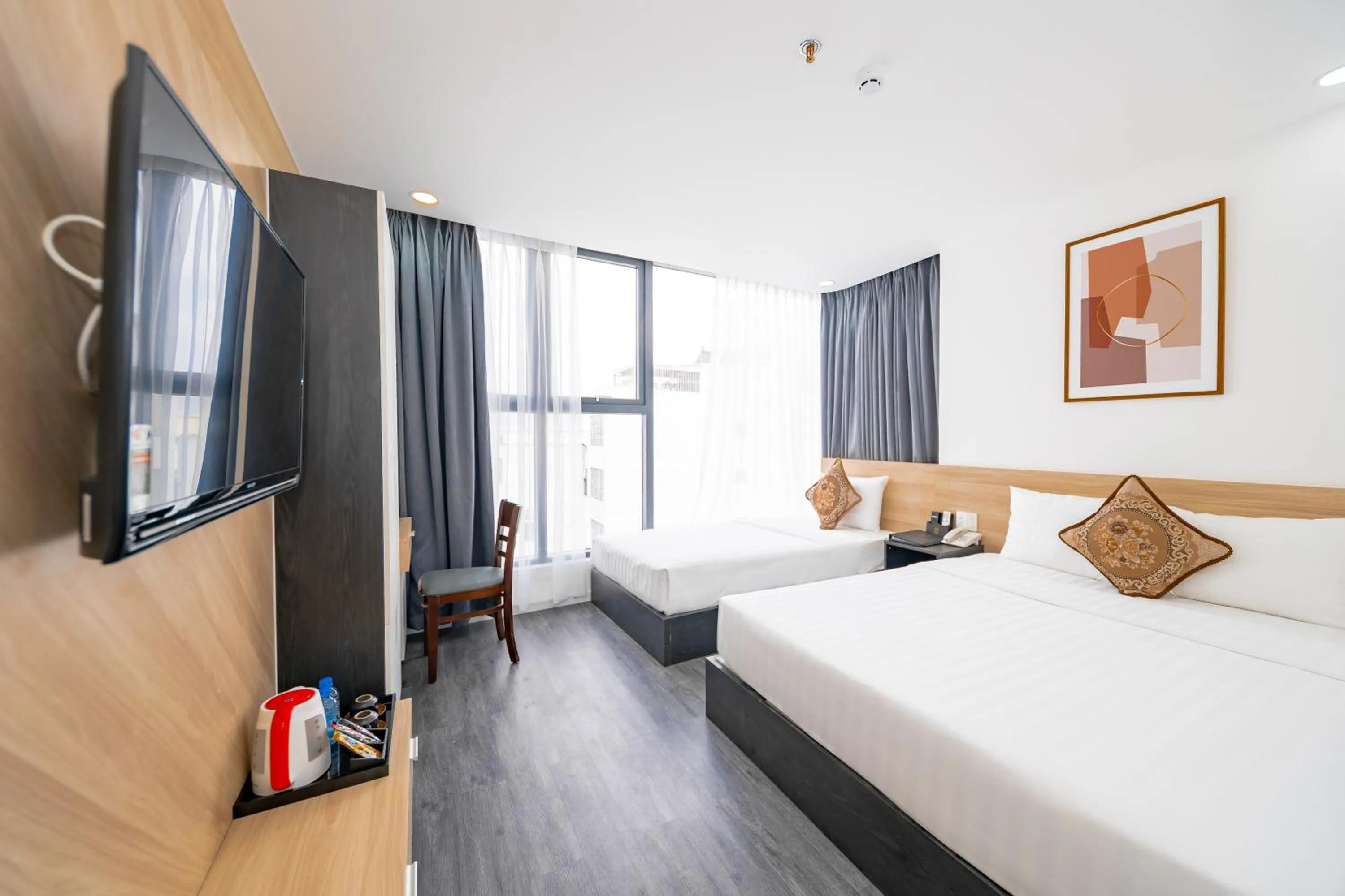 Photo of the whole room, Bed in Larosa Hotel Nha Trang