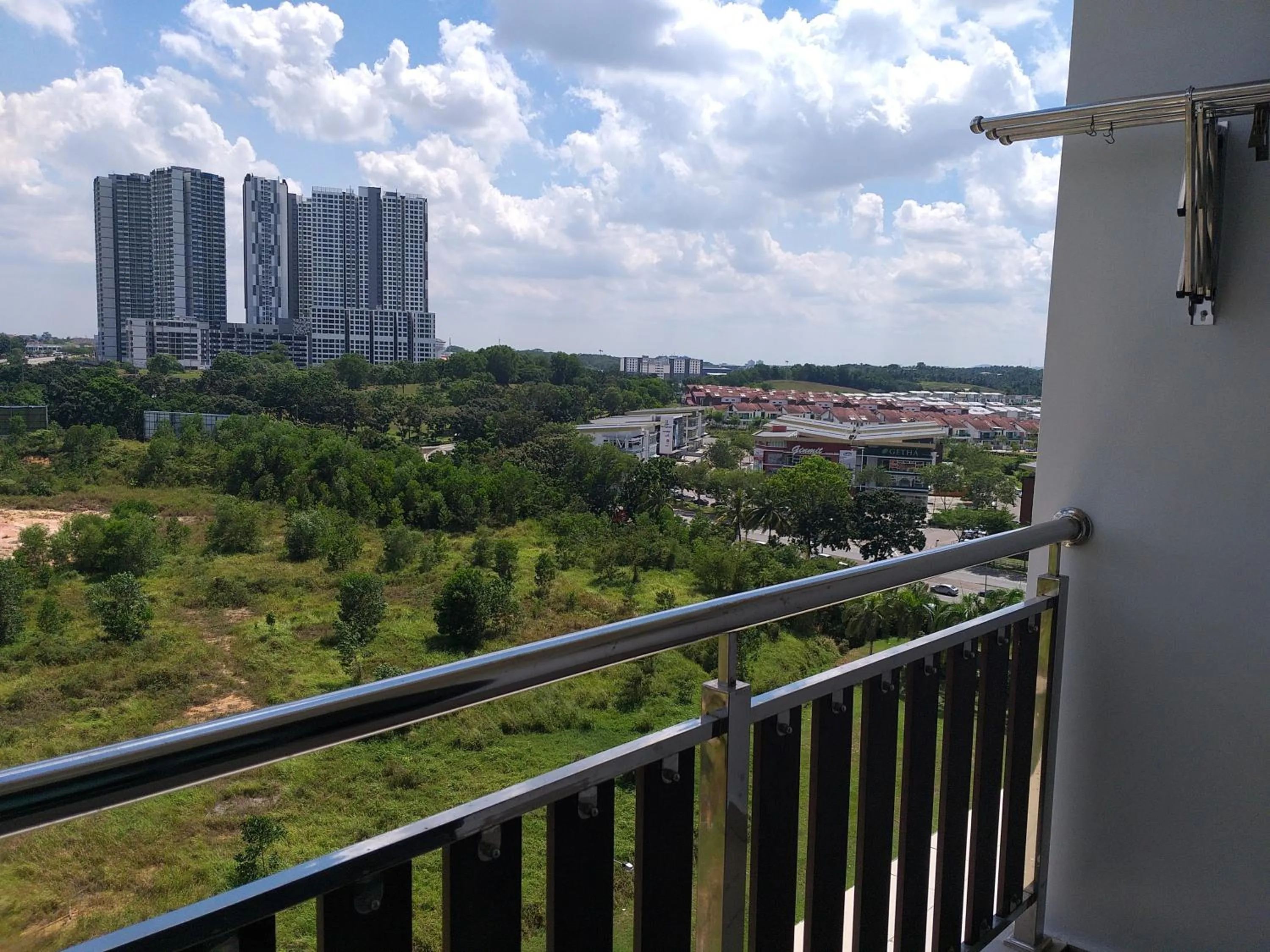 Balcony/Terrace in Kempas Indah @ The Secret Garden Homestay