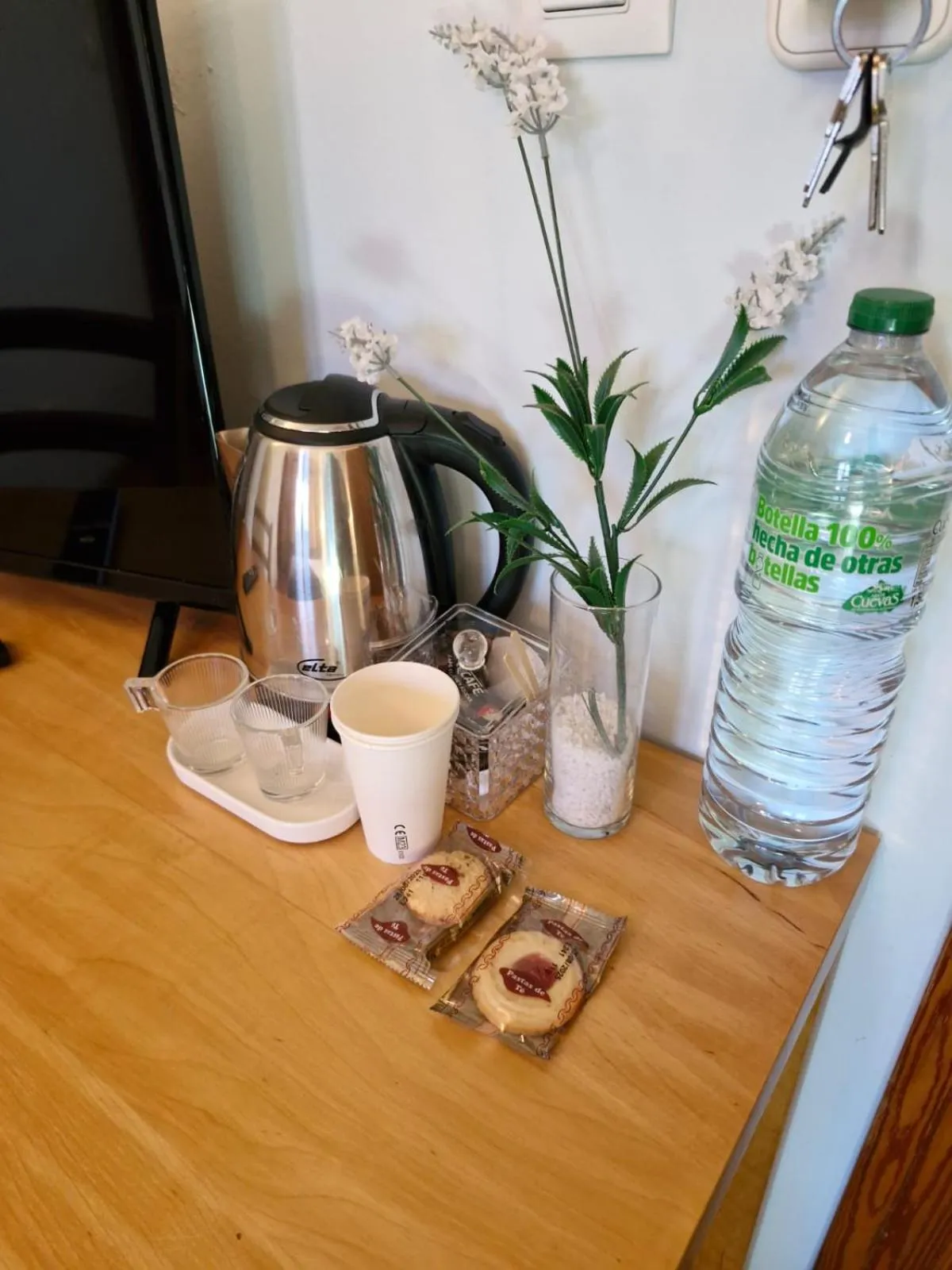 Coffee/tea facilities in Hospederia Santillana