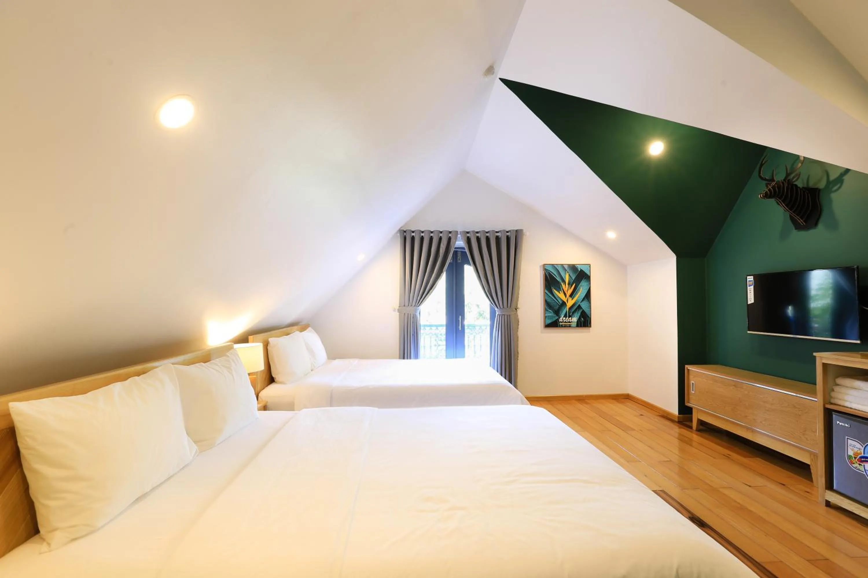 Bed in Thi Boutique Villa