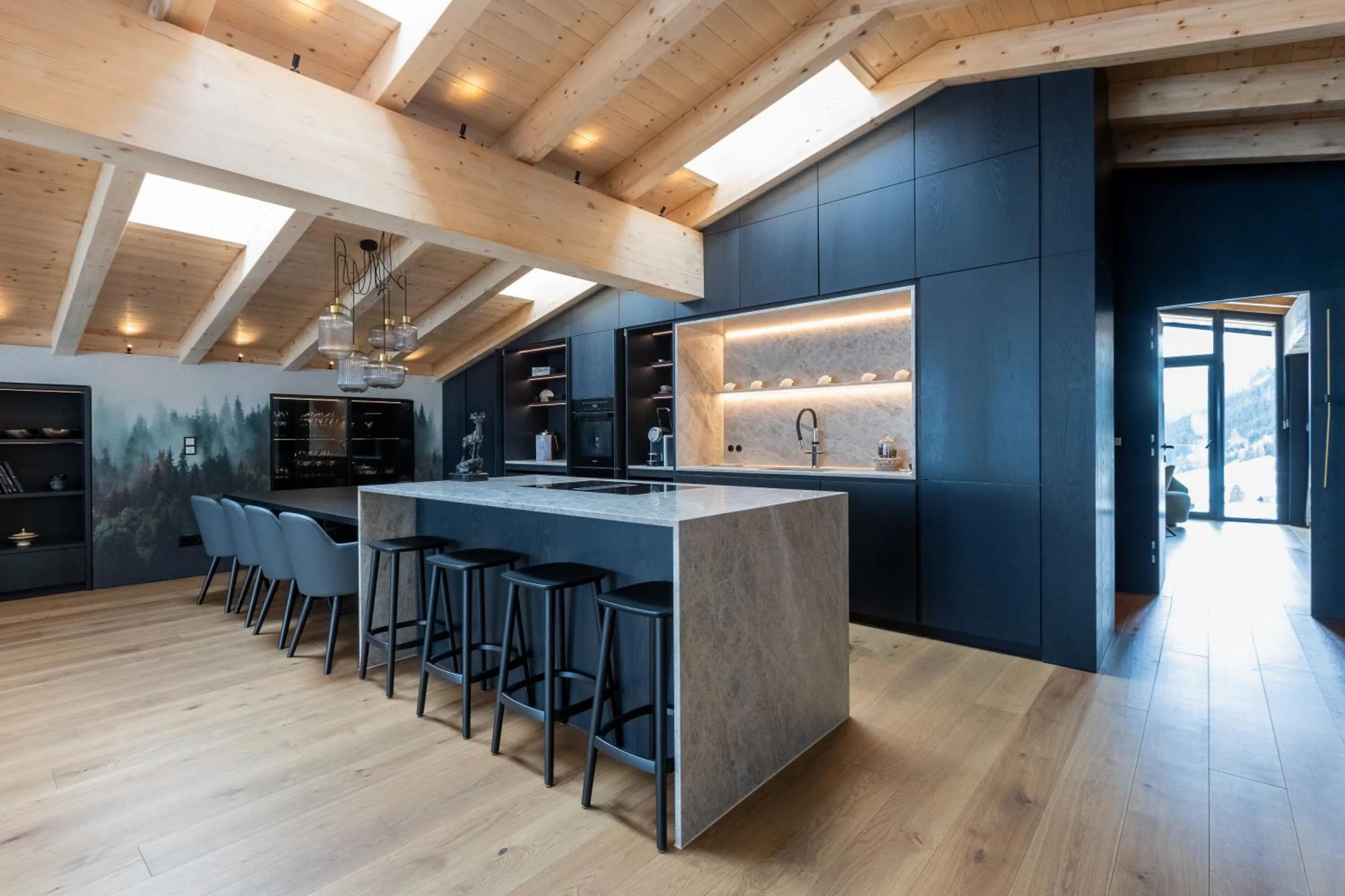 kitchen in Hotel Madlein