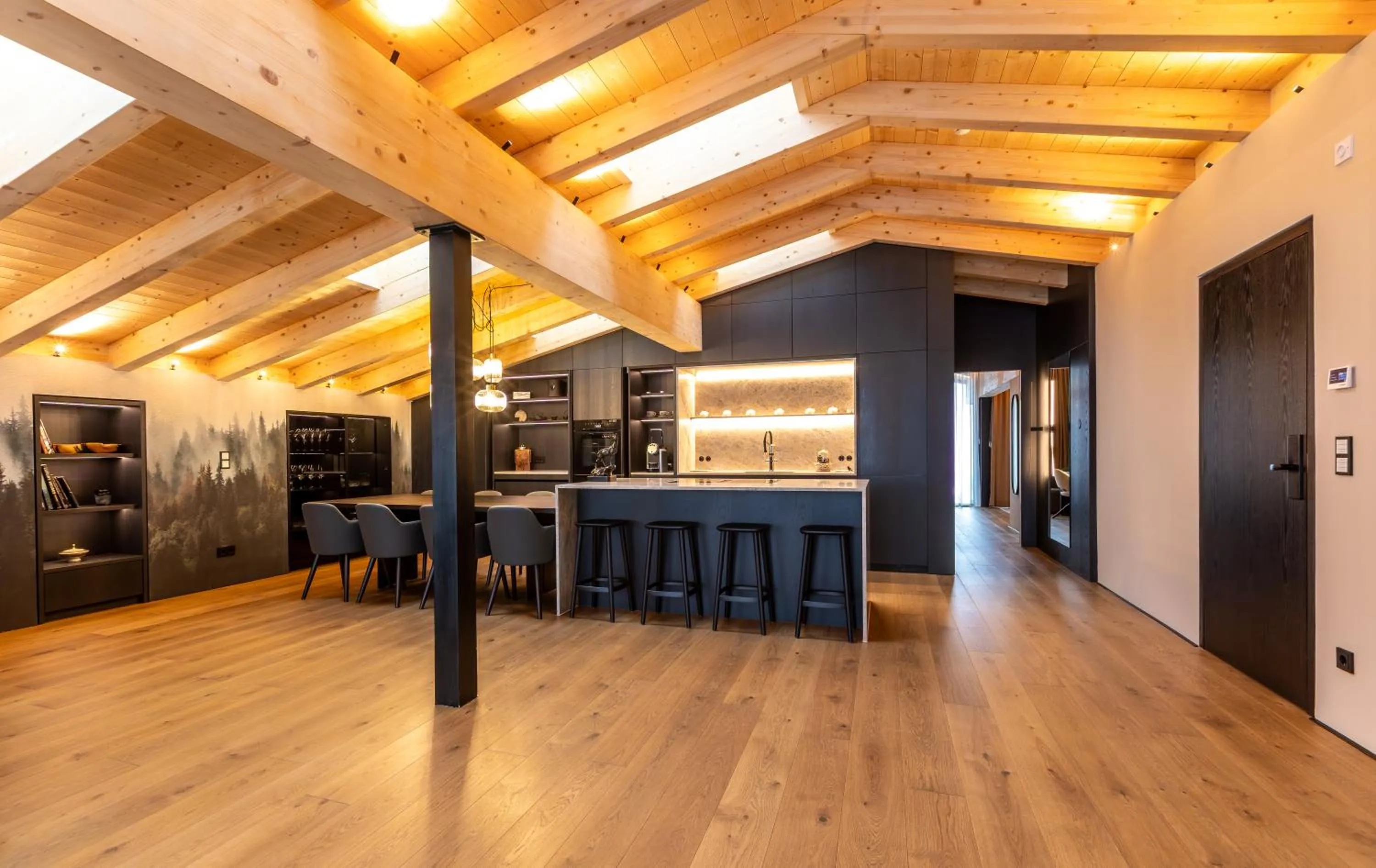 kitchen in Hotel Madlein