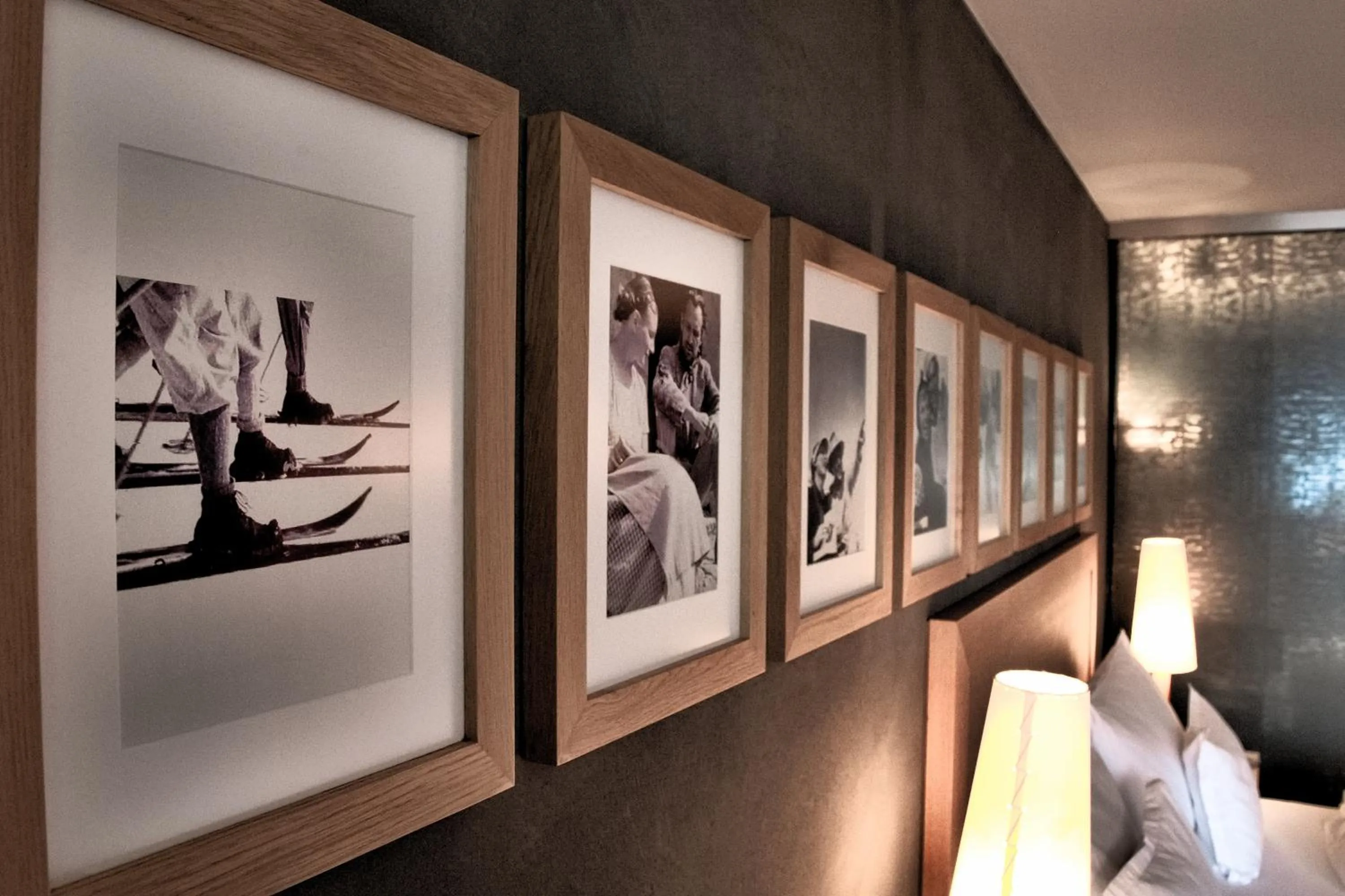 Decorative detail, Bed in Hotel Madlein