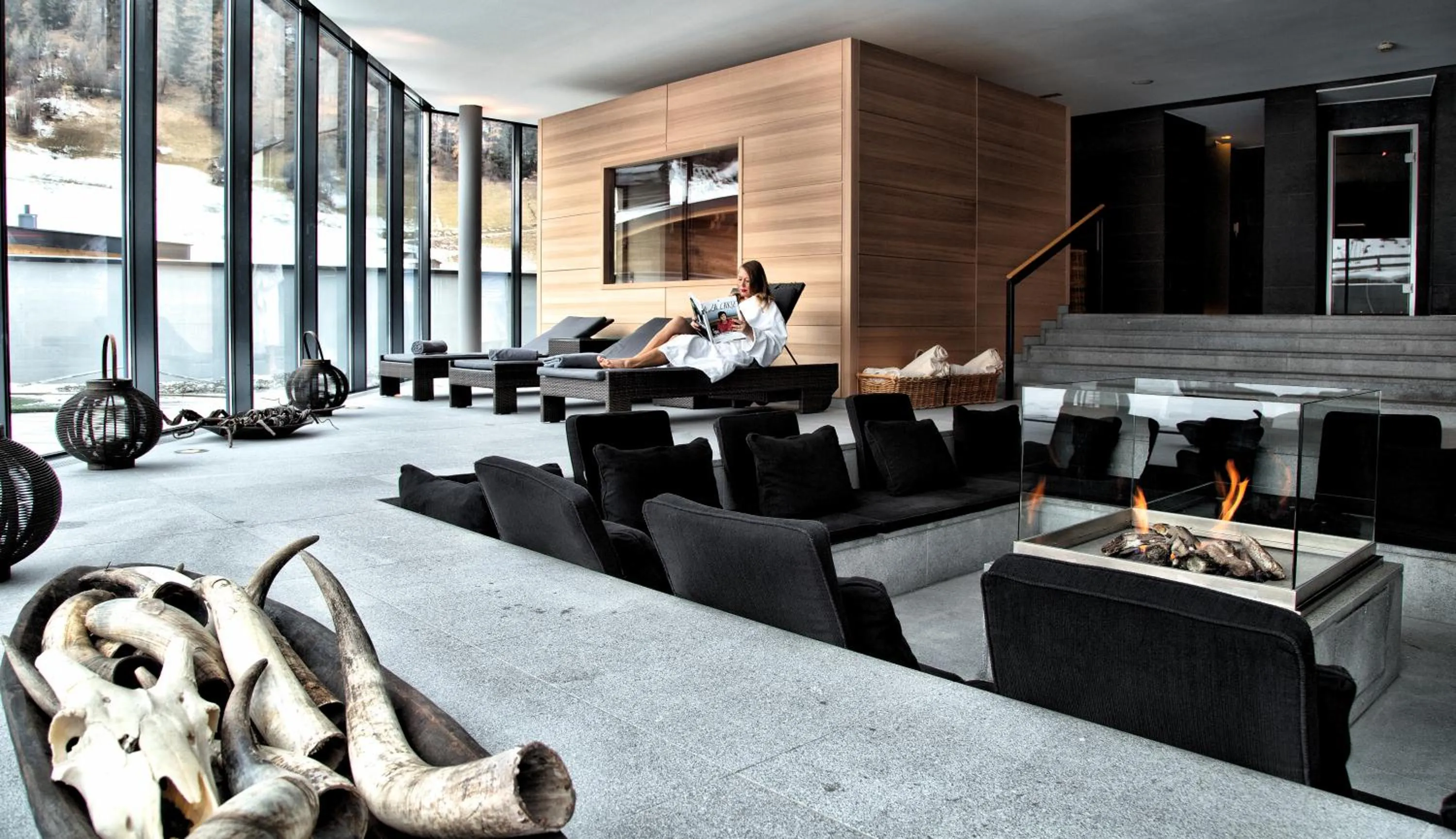 Spa and wellness centre/facilities in Hotel Madlein