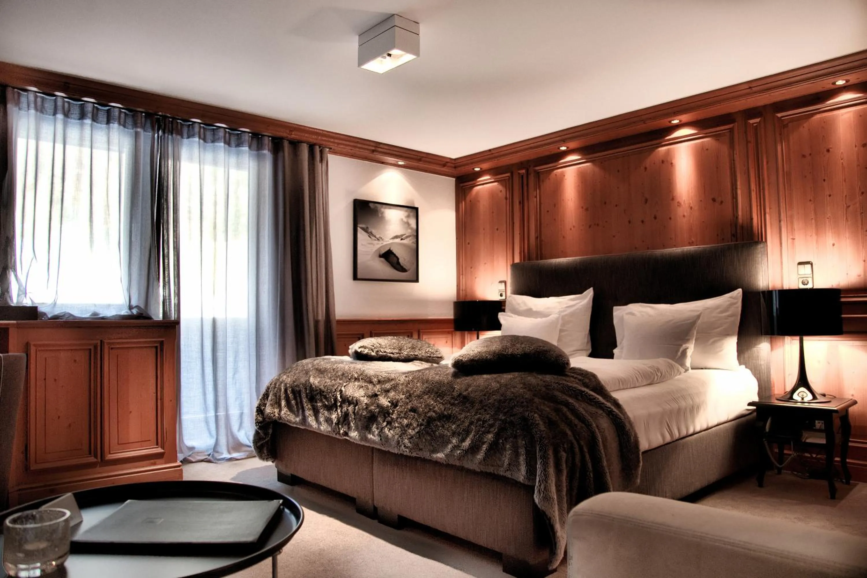 Bedroom, Bed in Hotel Madlein