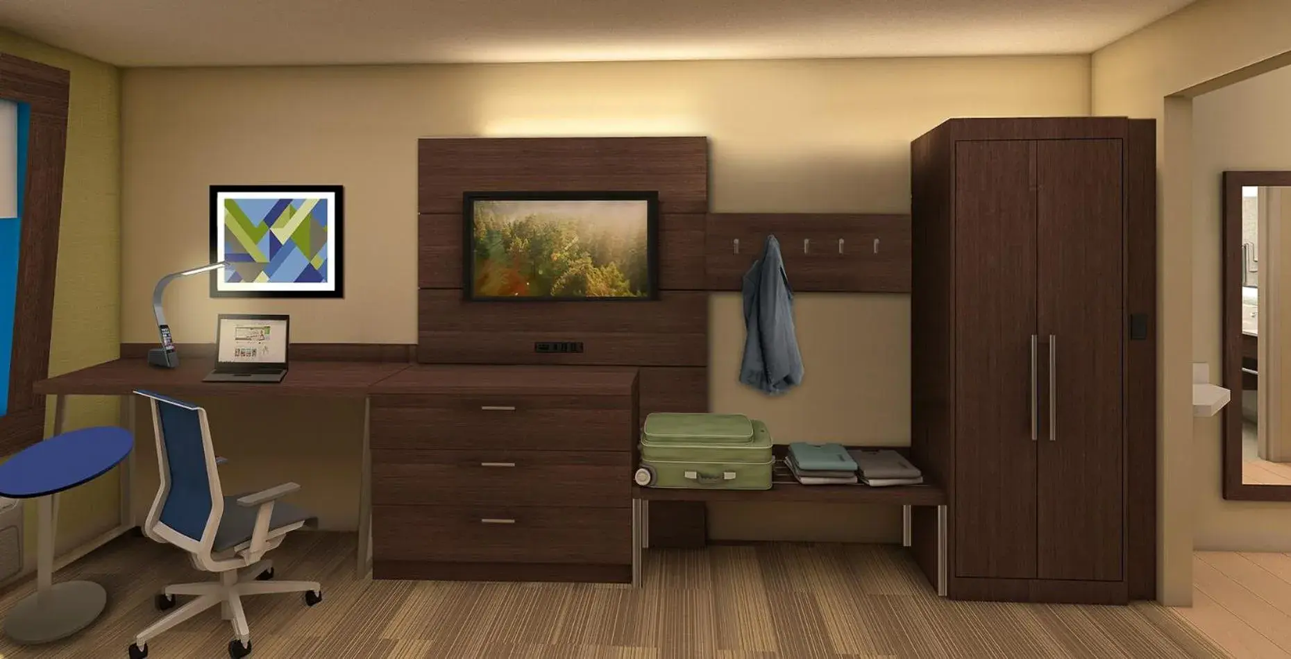 Standard Queen Room with Two Queen Beds - Communications Accessible in Holiday Inn Express - Canton by IHG Standard Queen Room with Two Queen Beds - Communications Accessible in Holiday Inn Express - Canton by IHG