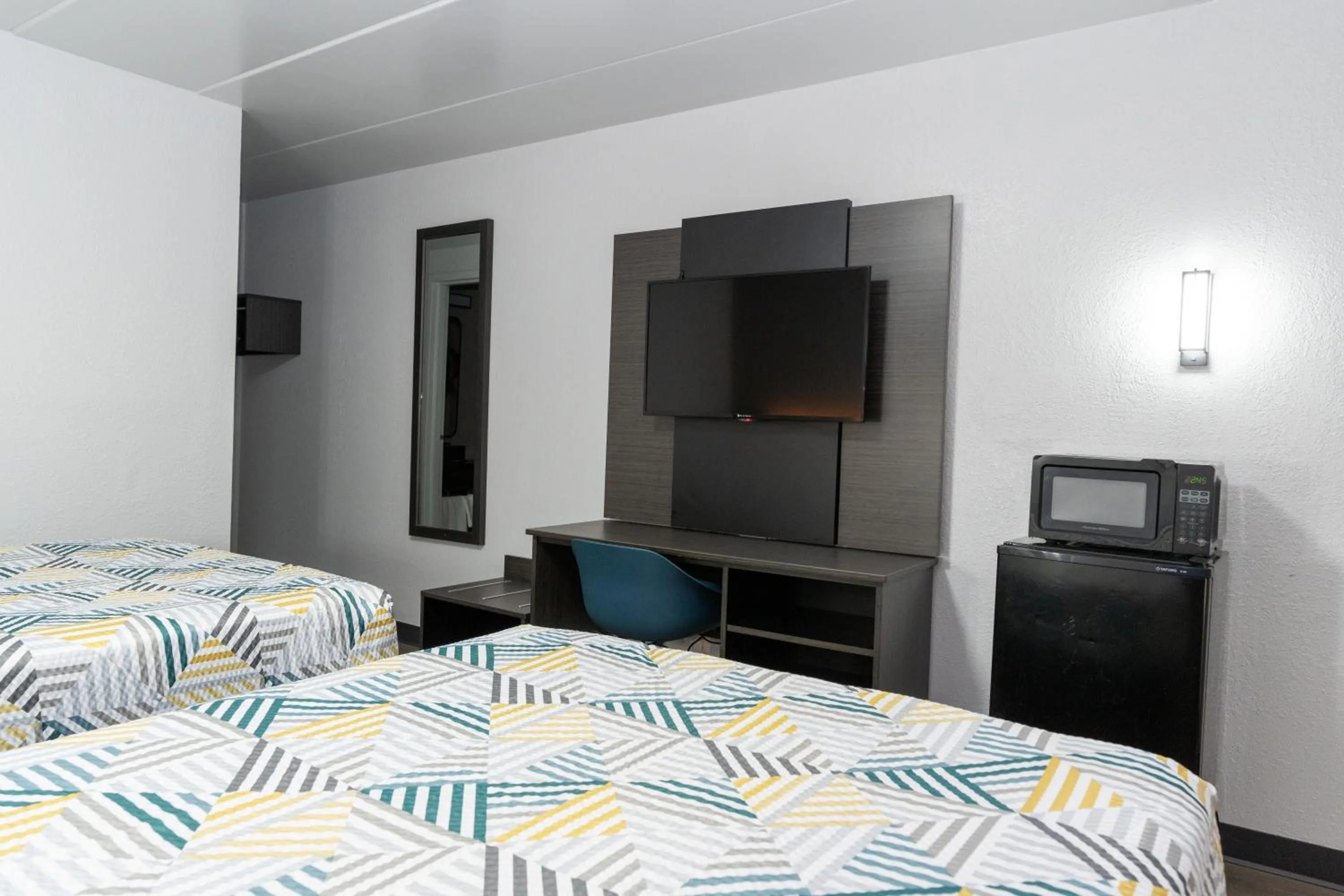 Bed in Motel 6-Cincinnati, OH