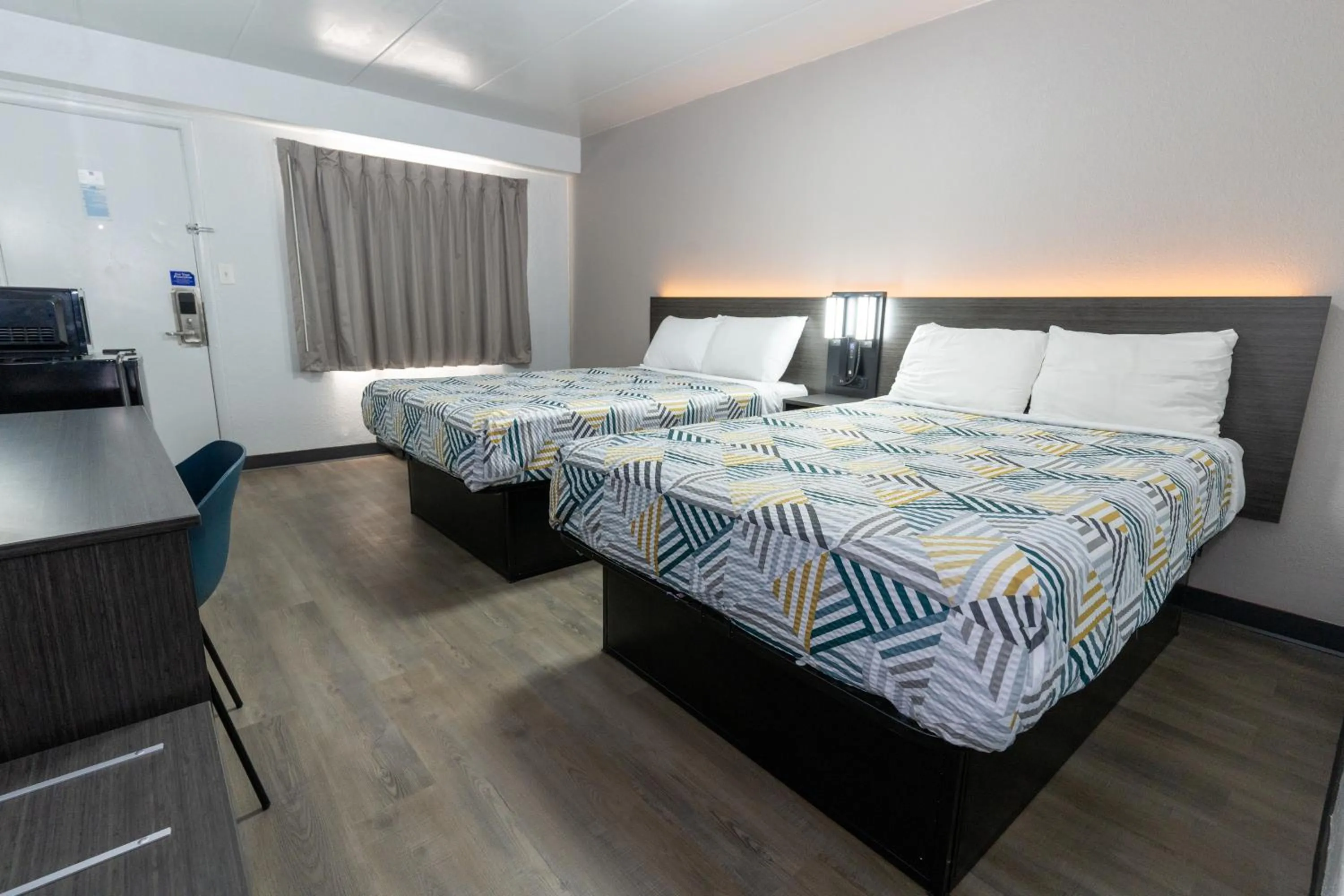 Bed in Motel 6-Cincinnati, OH