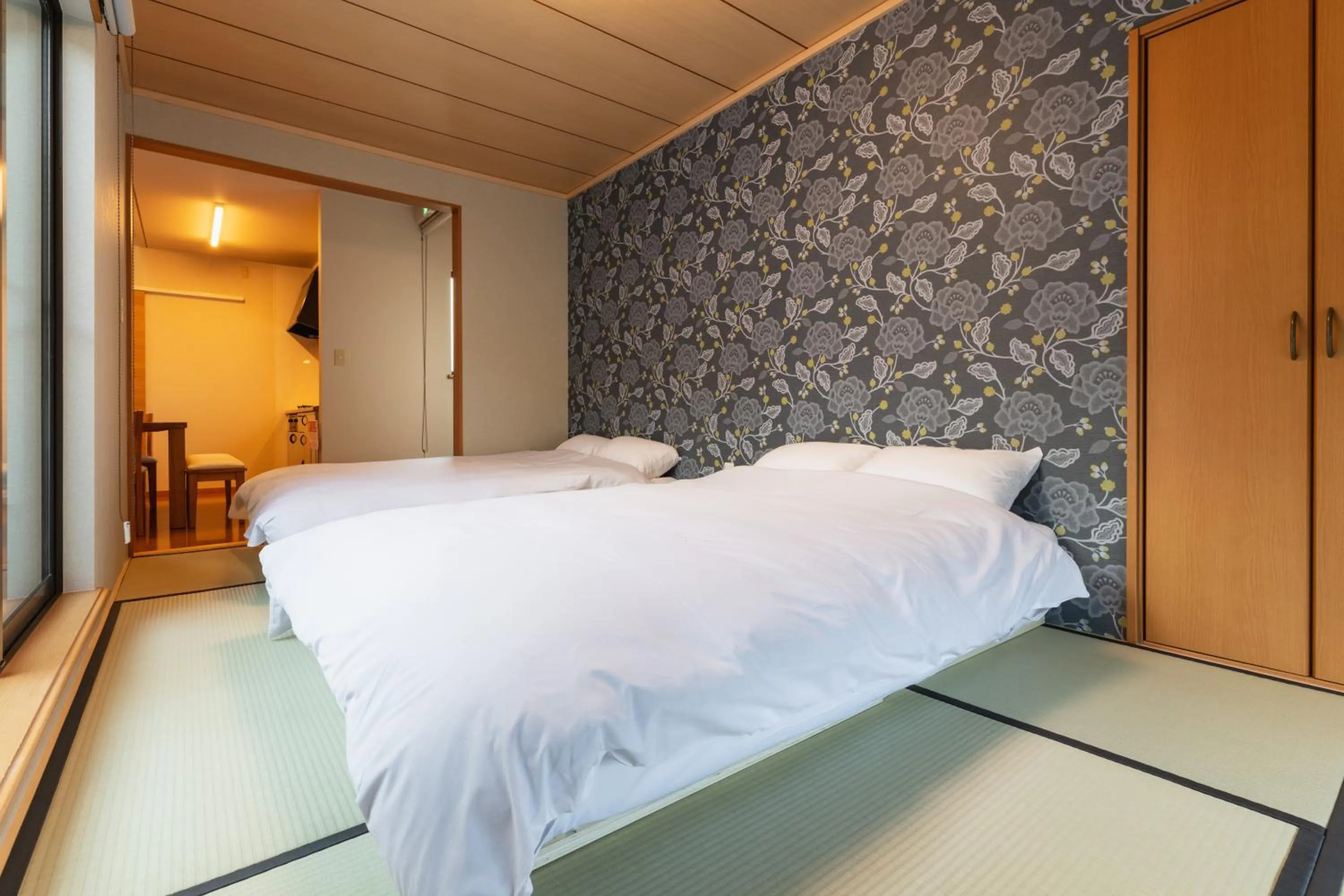Bedroom, Bed in Ecol Beppu
