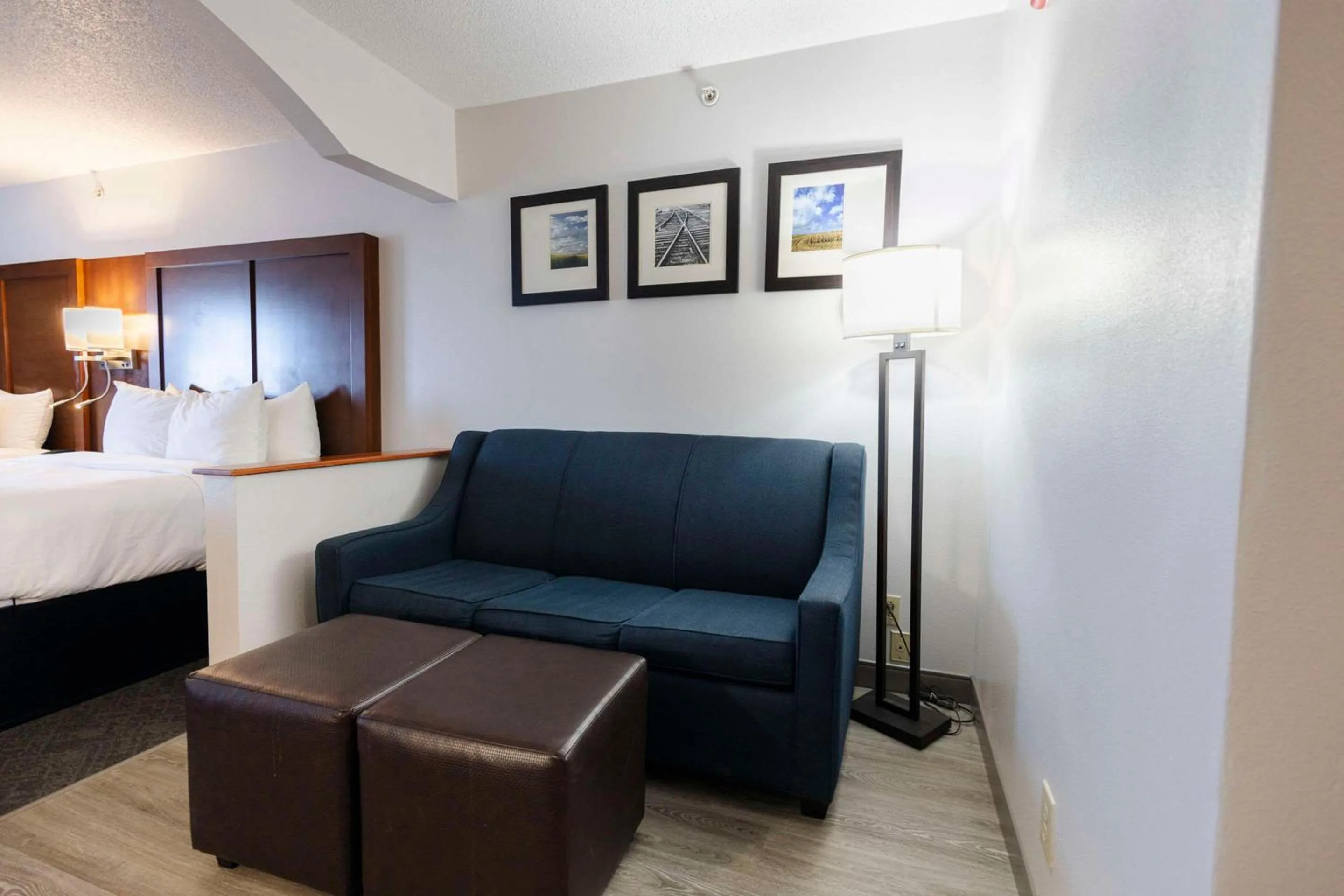 Bedroom, Bed in Comfort Suites Springfield I-70