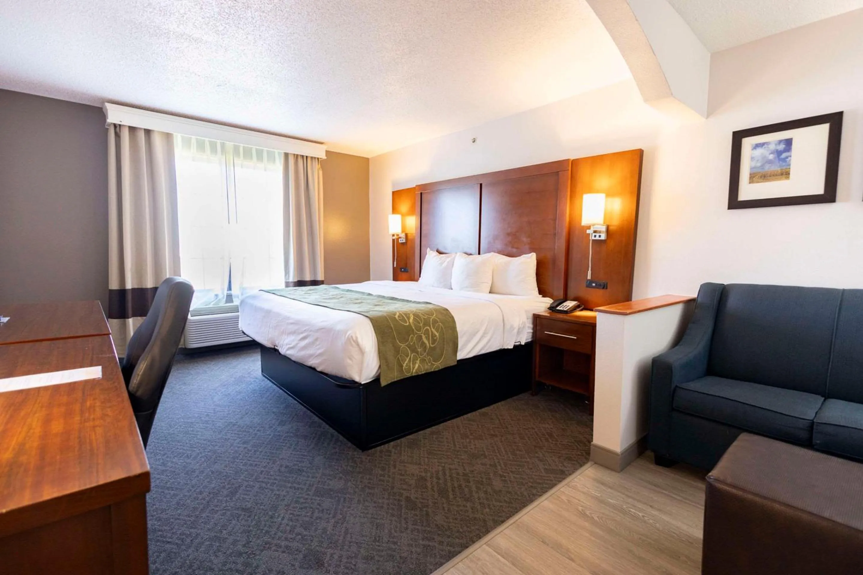 Bedroom, Bed in Comfort Suites Springfield I-70