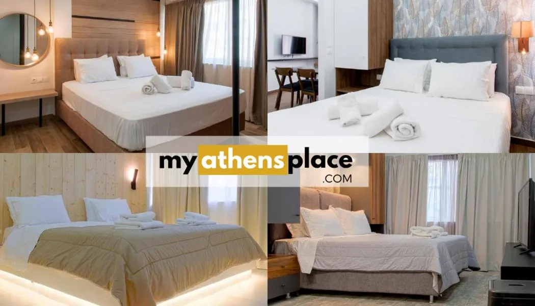 Property building, Bed in My Athens Place
