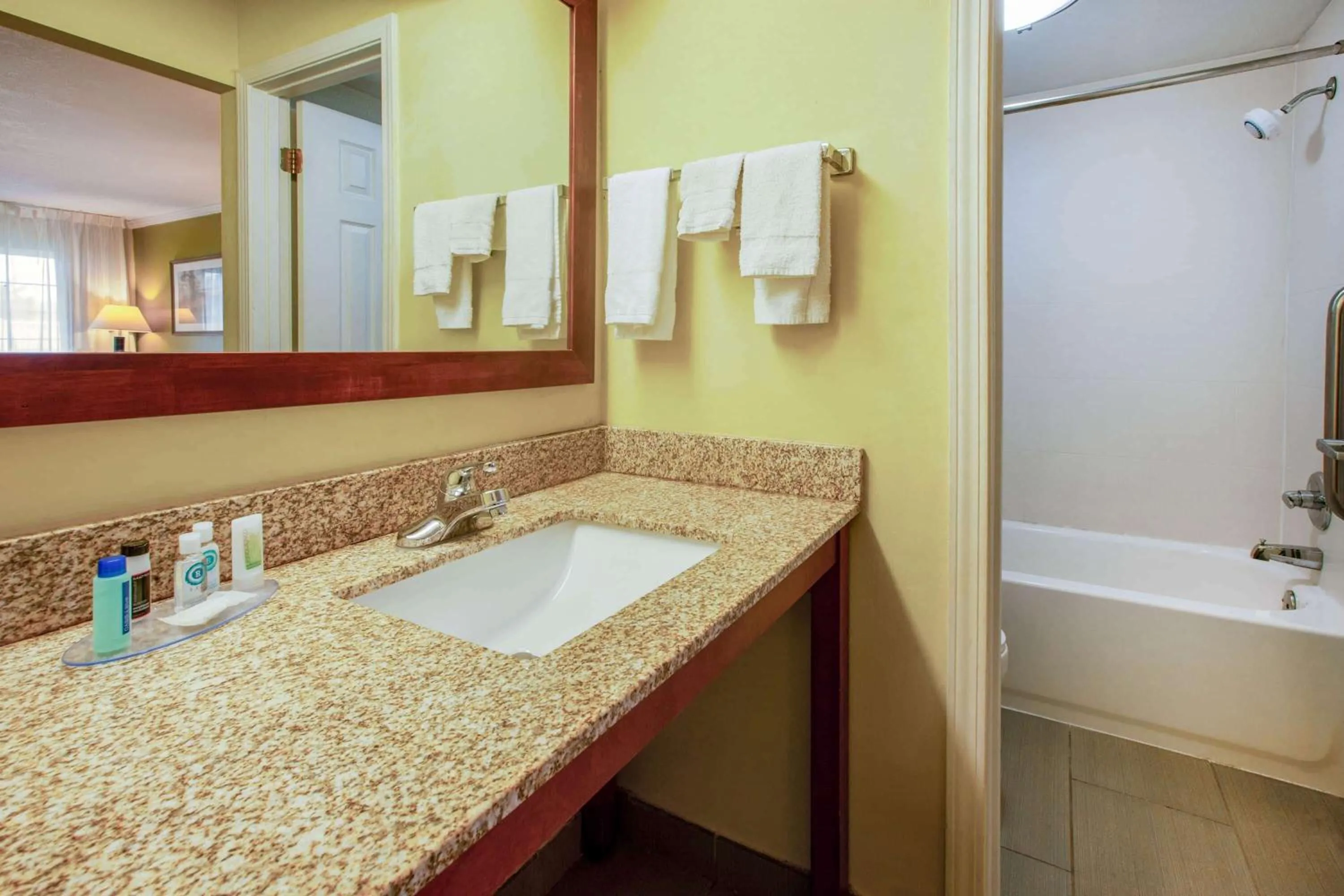 Bathroom in Days Inn by Wyndham Austintown