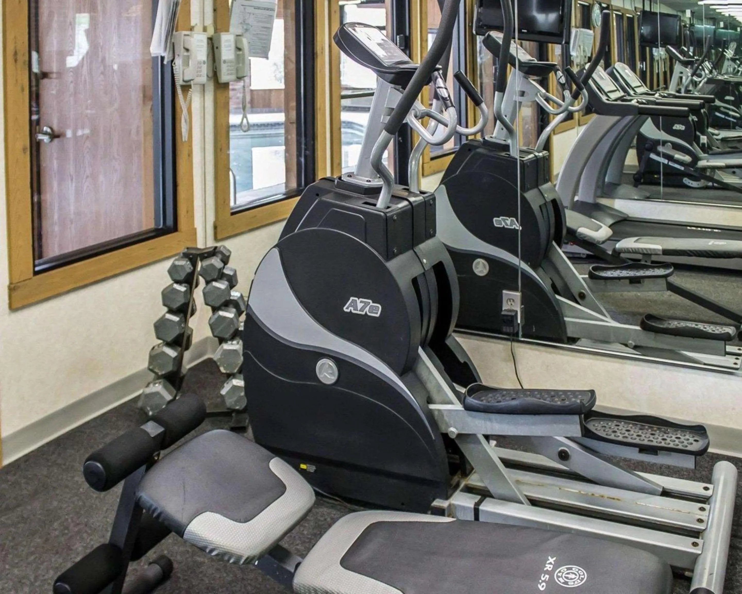 Fitness centre/facilities in Quality Inn