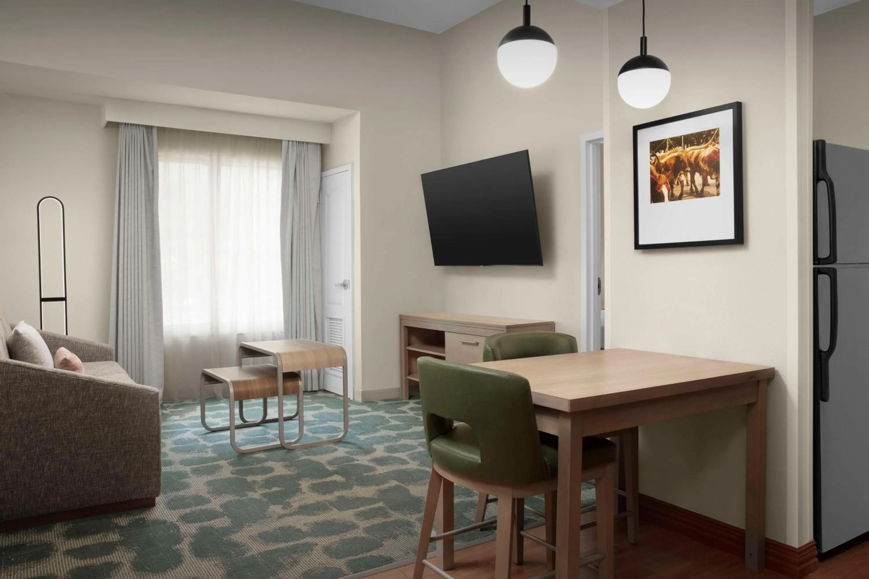 Living room in Homewood Suites by Hilton Irving-DFW Airport