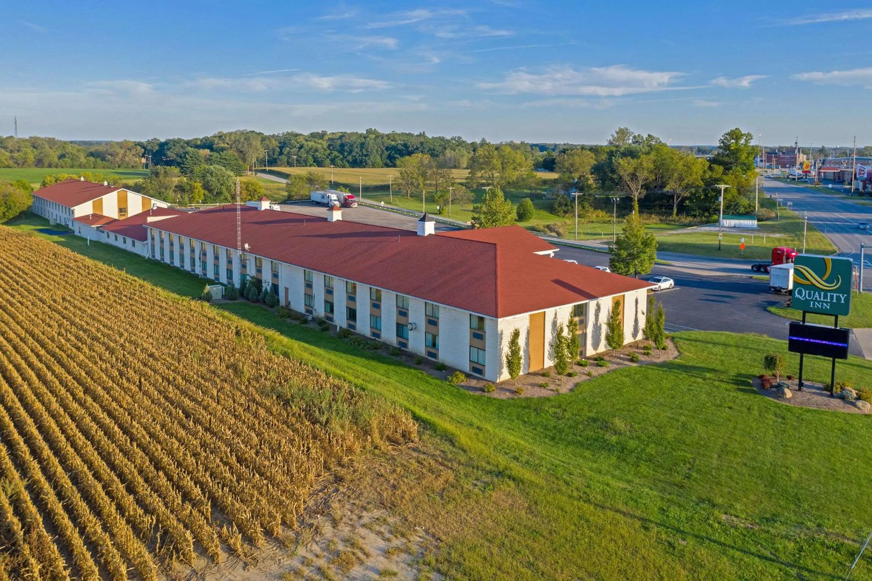 Property building in Quality Inn Milan-Sandusky
