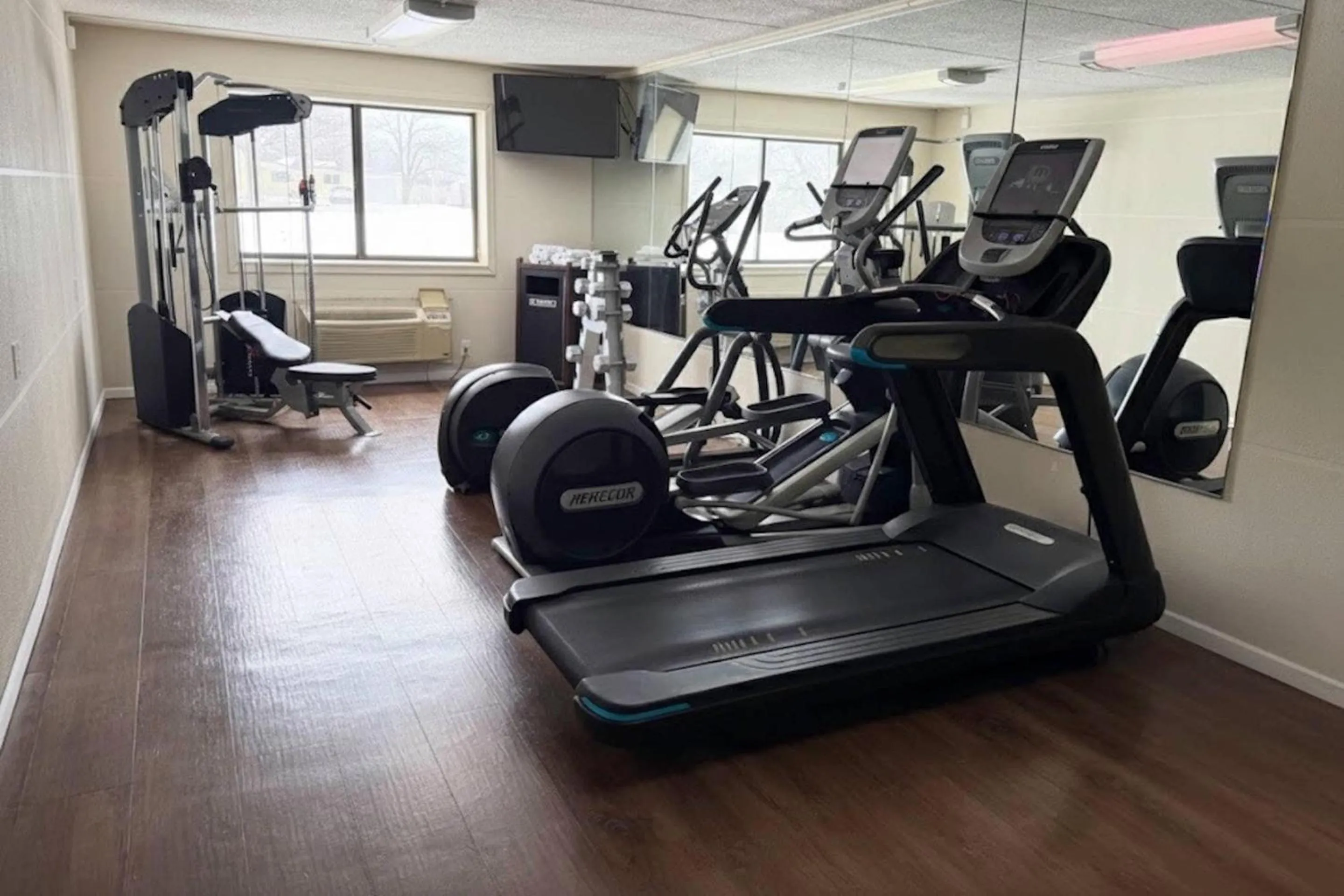 Fitness centre/facilities in Quality Inn Milan-Sandusky