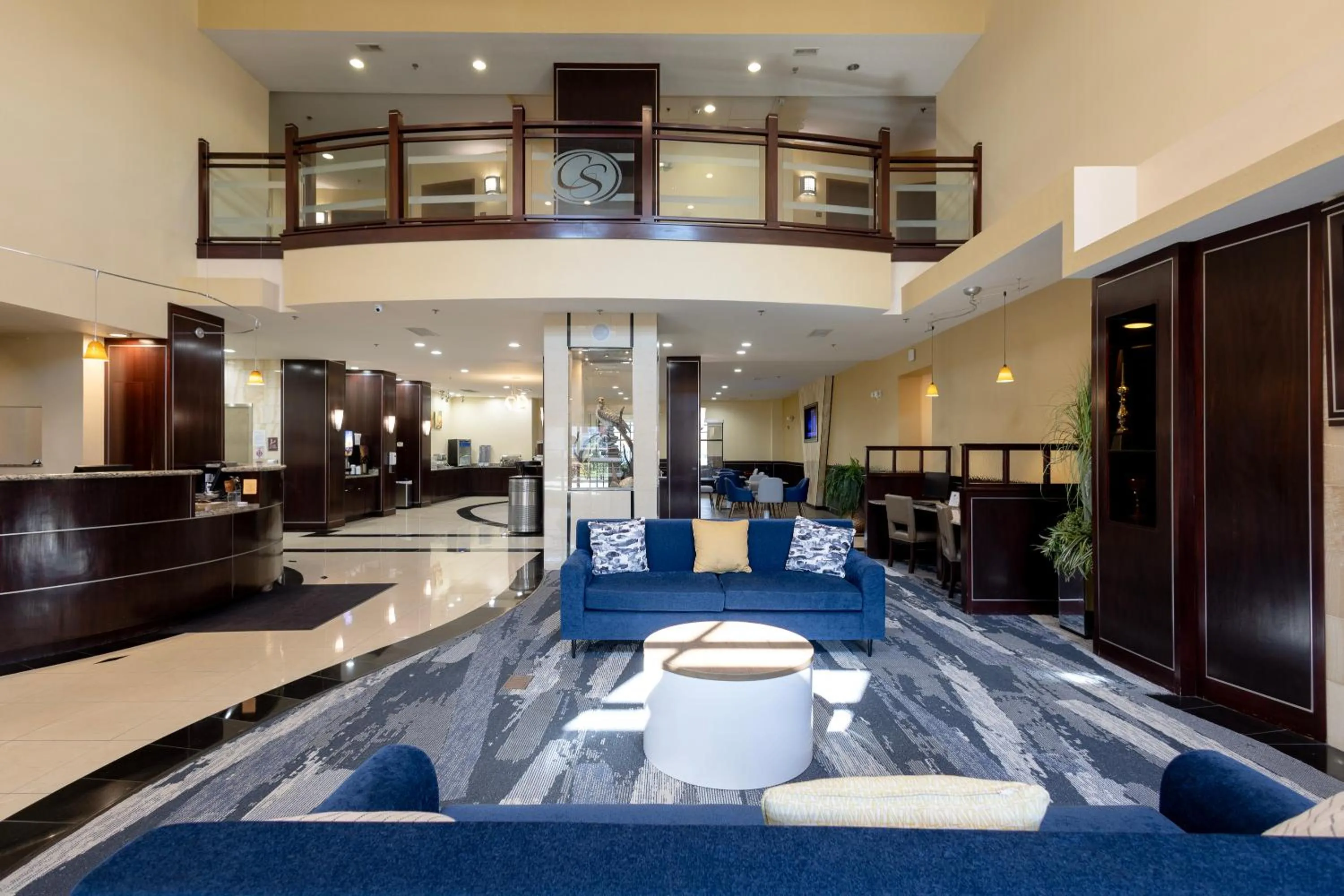 Lobby or reception in Comfort Suites Troy-I75