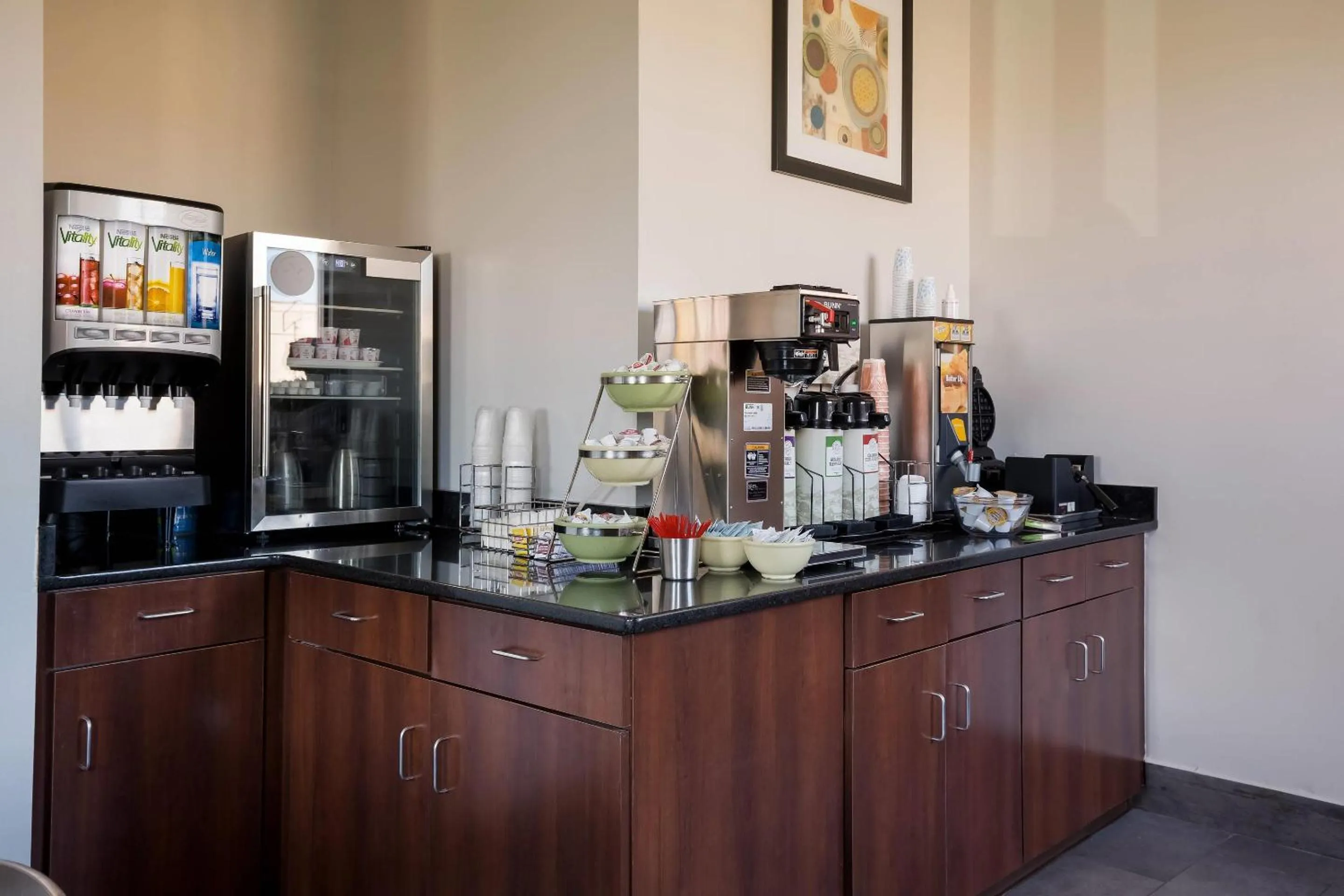 Breakfast in Quality Inn Hall of Fame