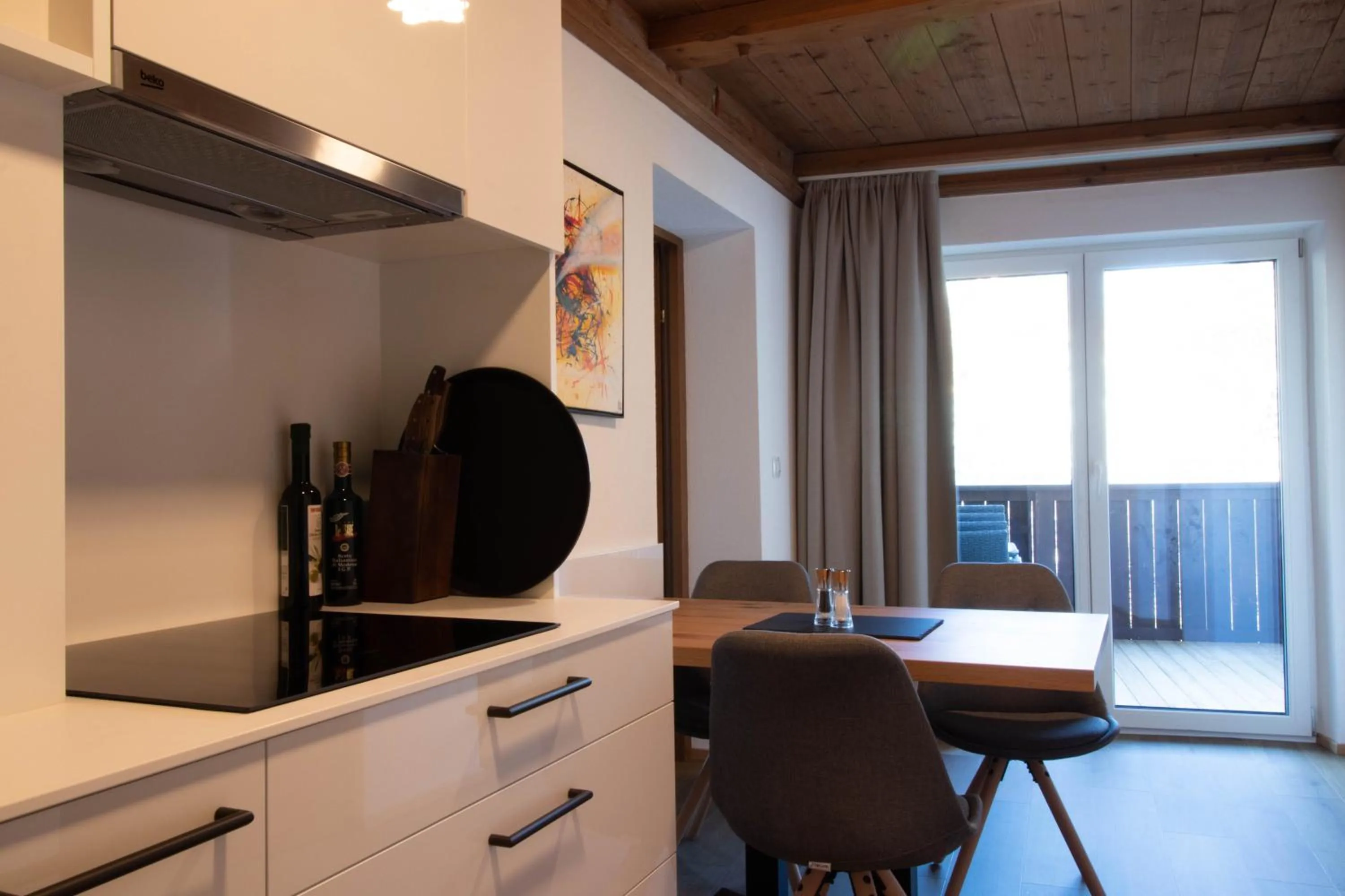 Kitchen or kitchenette in Wally Berg-Appartements