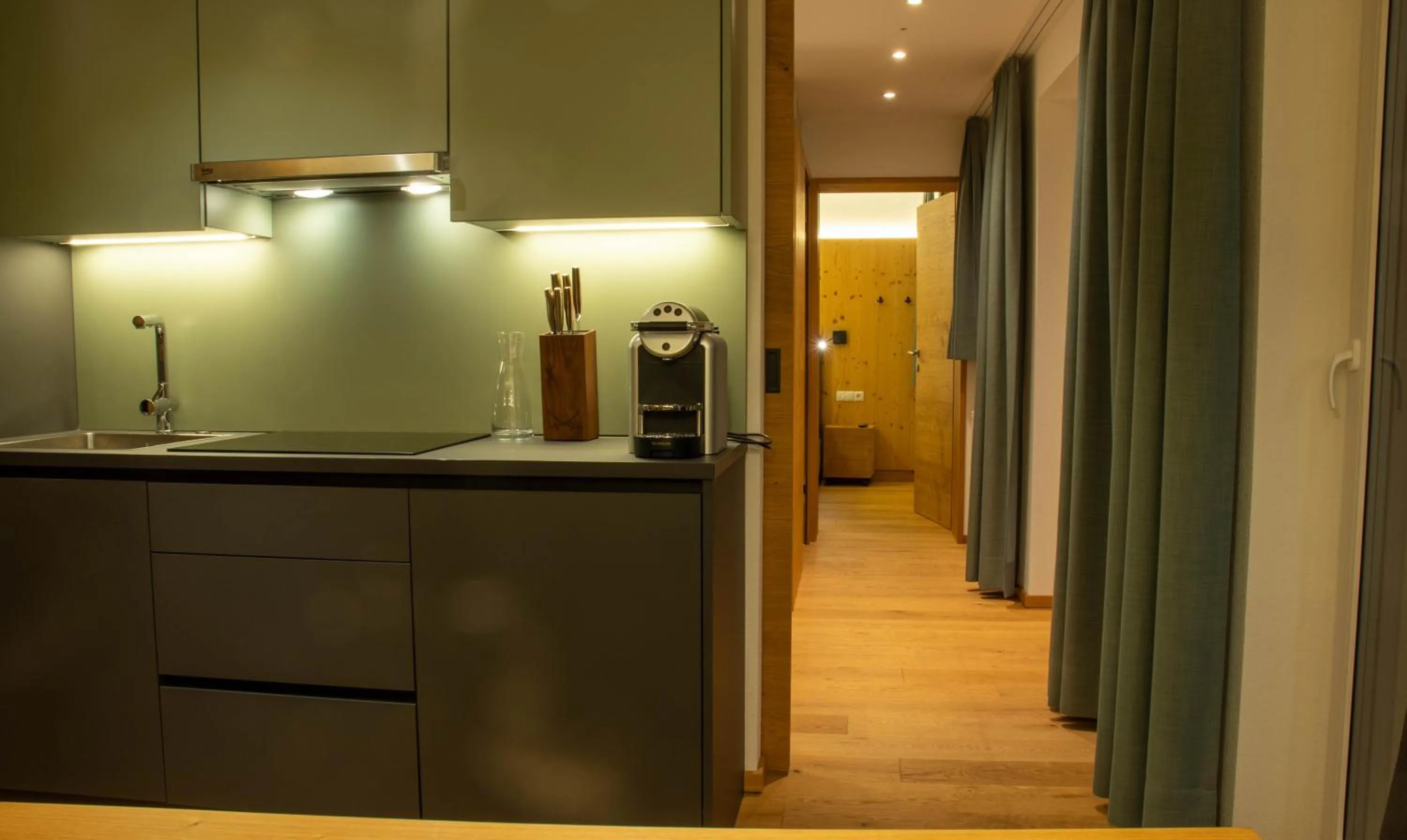 Kitchen or kitchenette in Wally Berg-Appartements