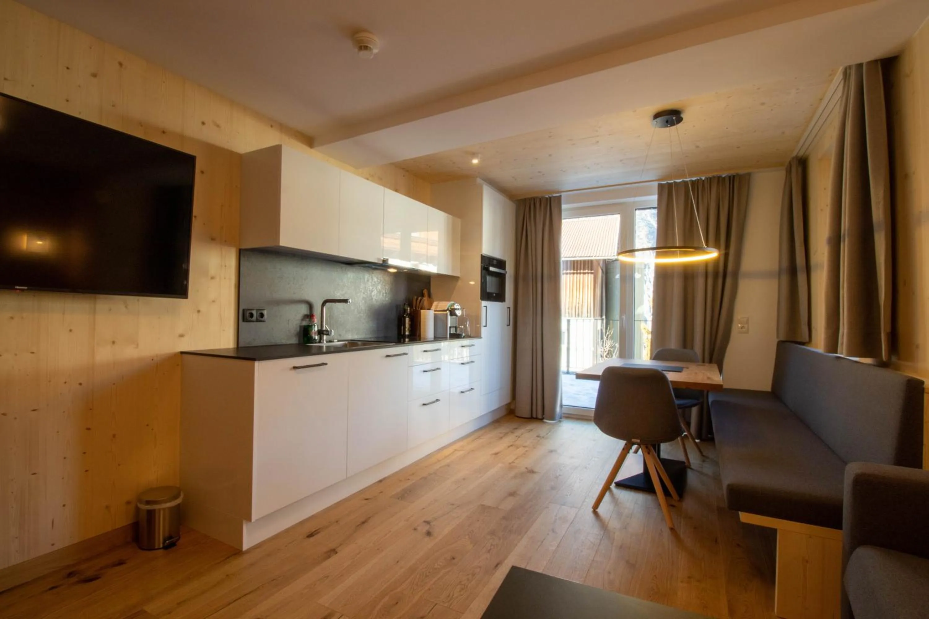 Kitchen or kitchenette in Wally Berg-Appartements