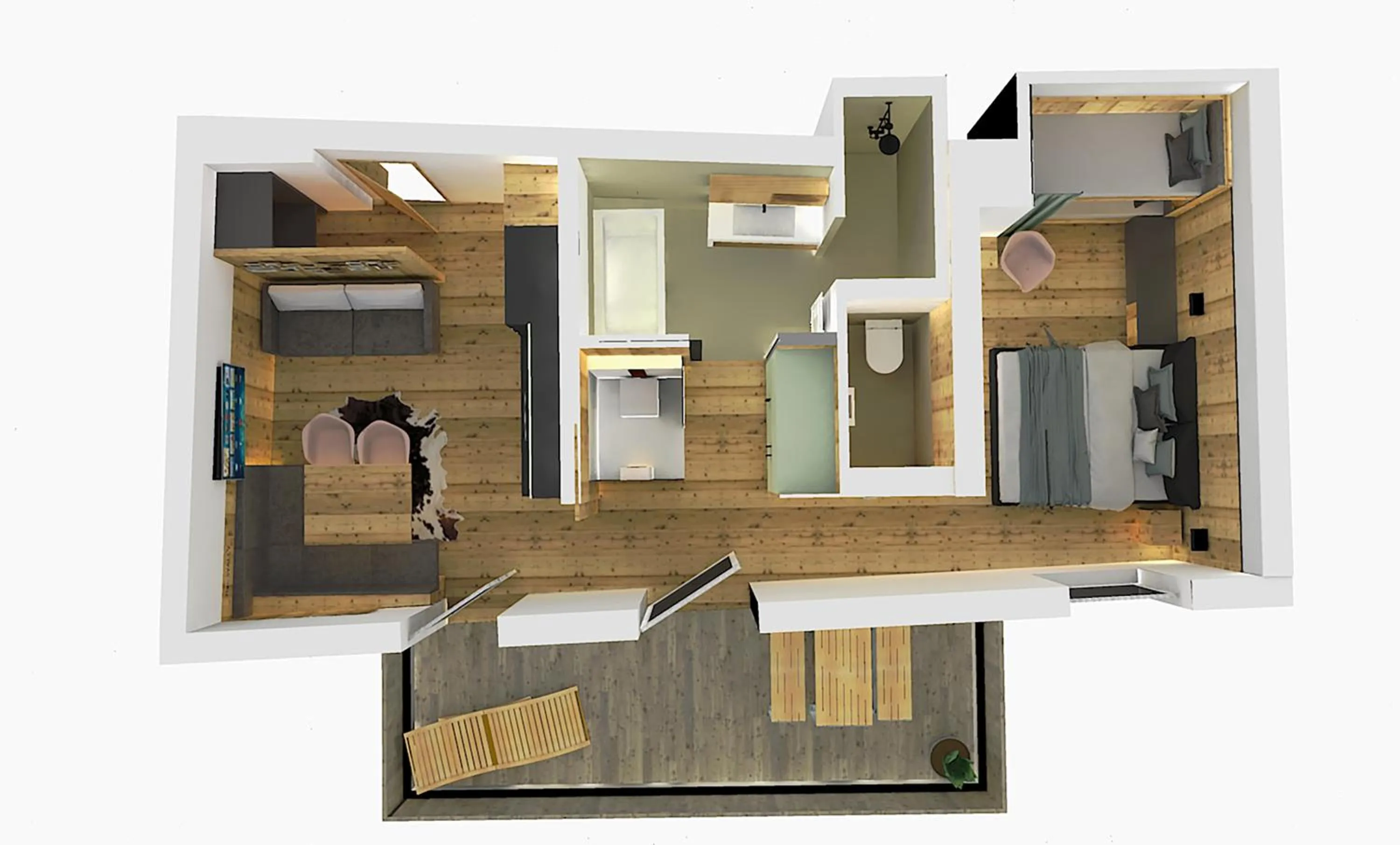 Photo of the whole room in Wally Berg-Appartements