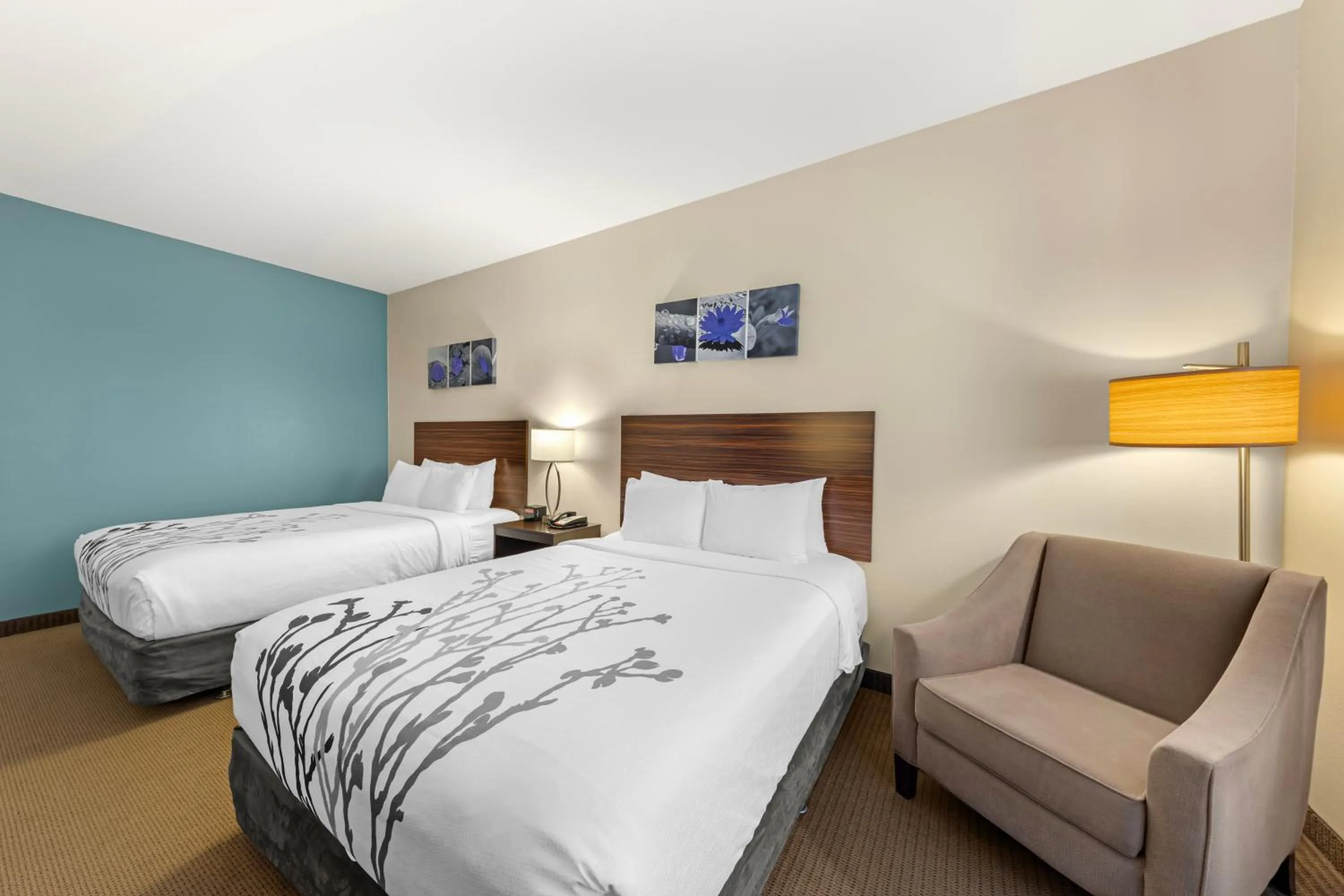 Bed in Sleep Inn & Suites Norman near University