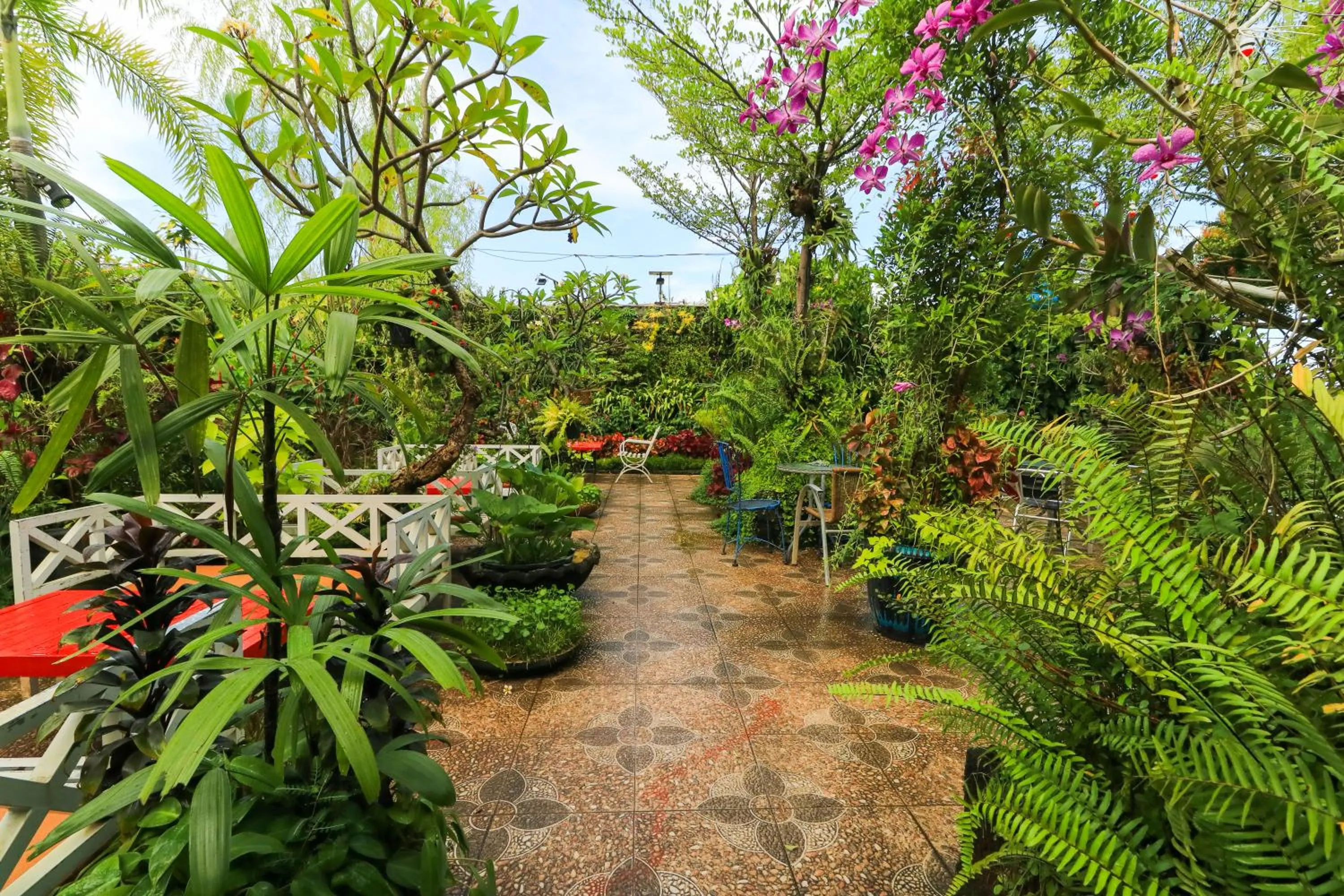 Garden in Labuana Homestay and Cafe Garden Makassar