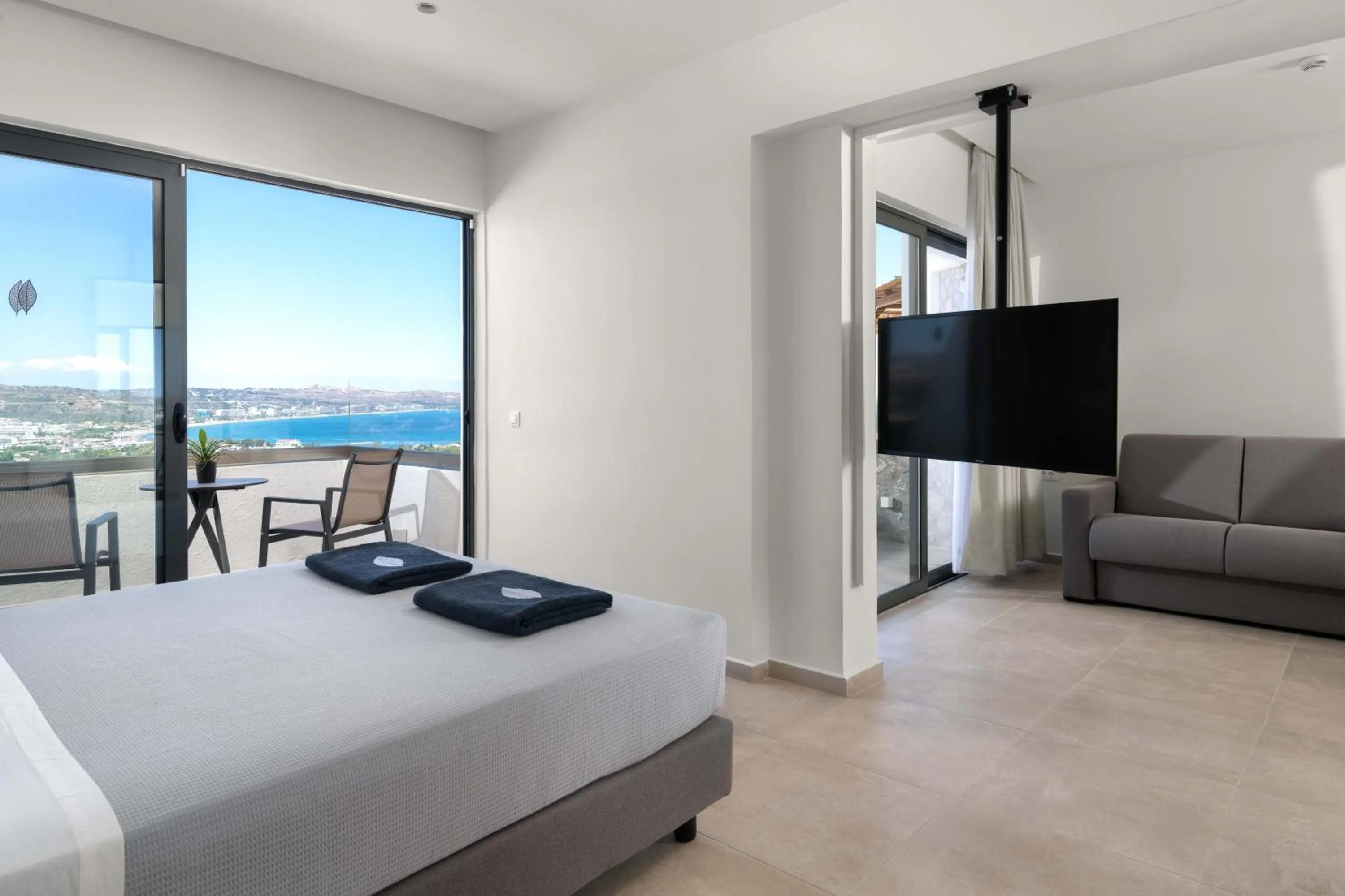 Sea view, Bed in Atalanti Boutique Hotel - Adults Only