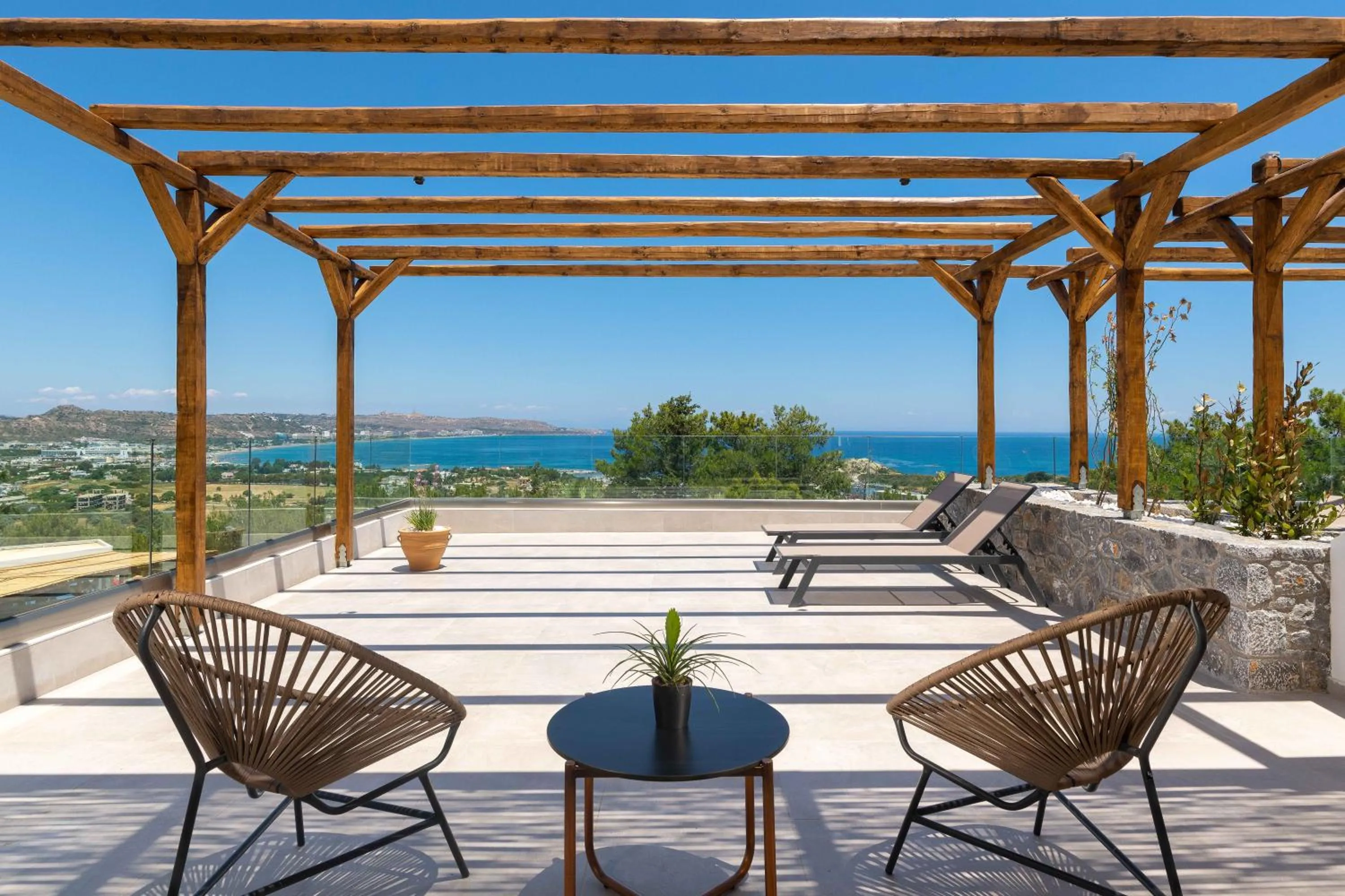 Balcony/Terrace in Atalanti Boutique Hotel - Adults Only