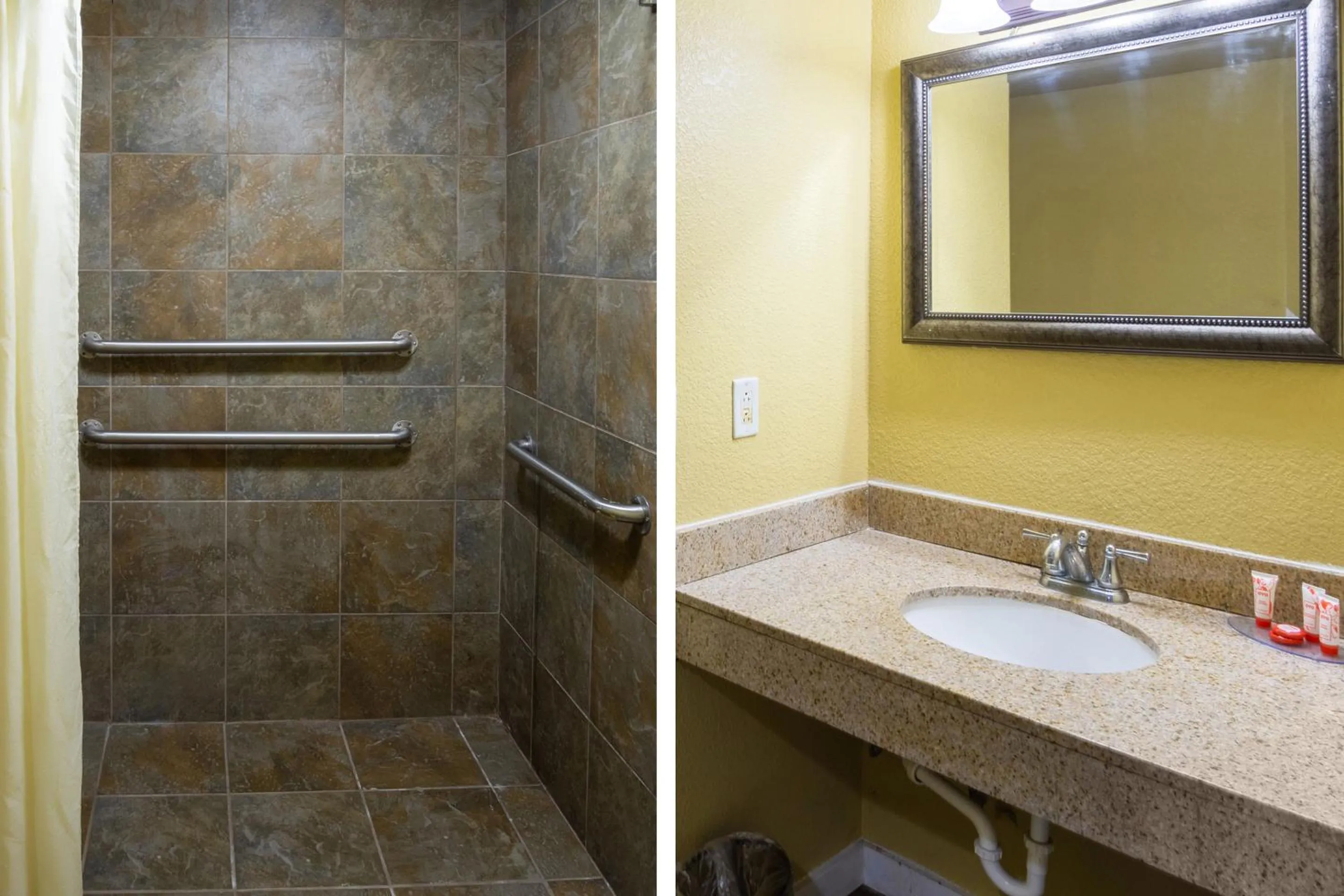 Bathroom in Woodridge Inn and Suites