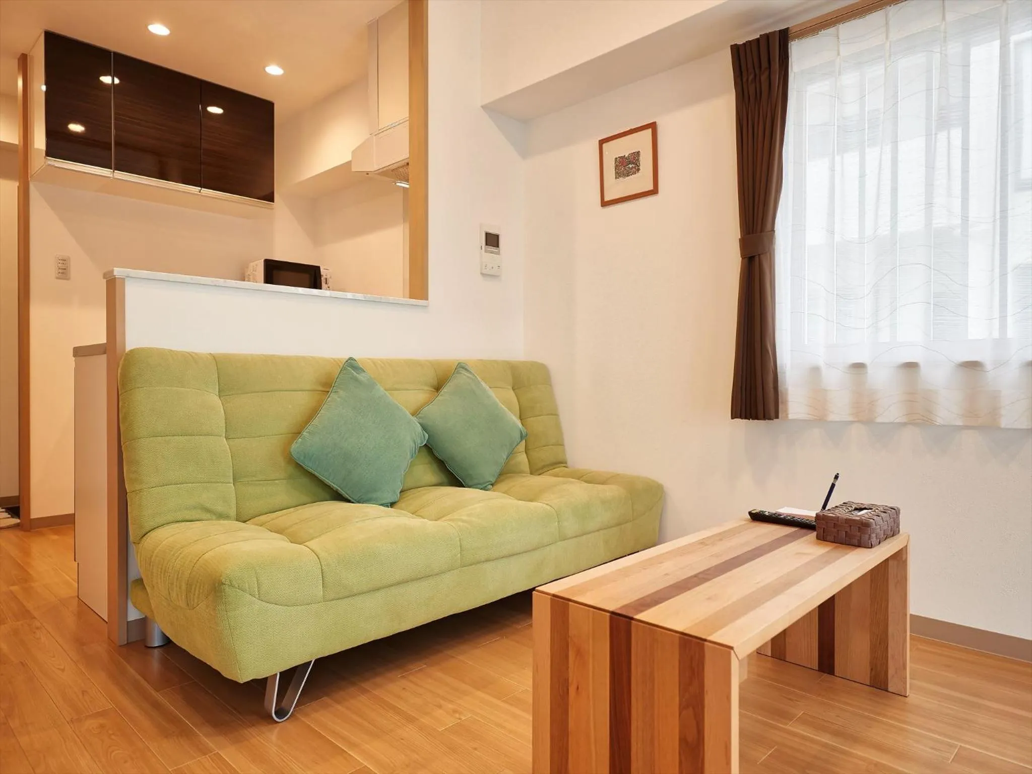 Living room in M´s Stay Okinawa