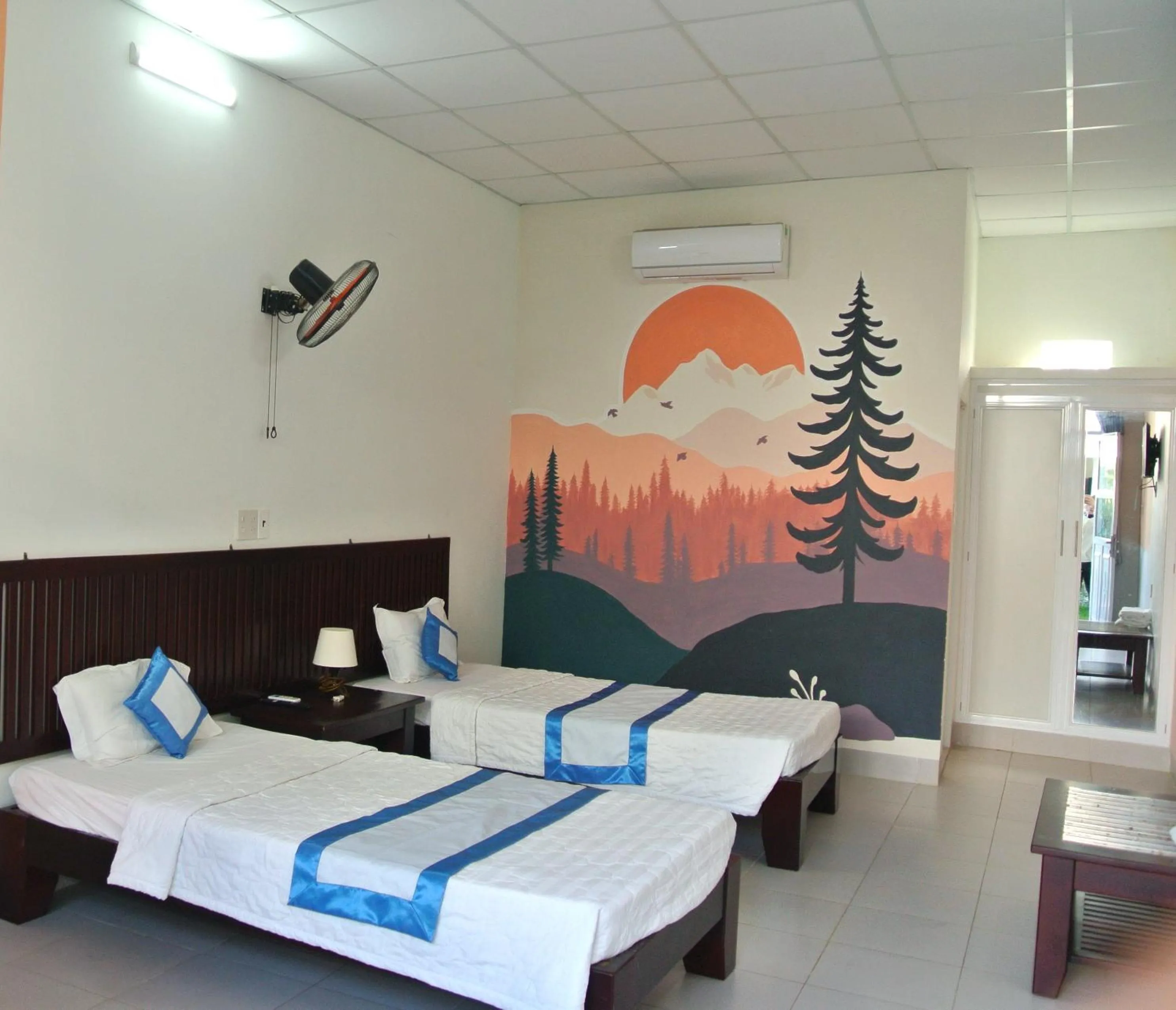 Bed in Đồi Dừa Homestay