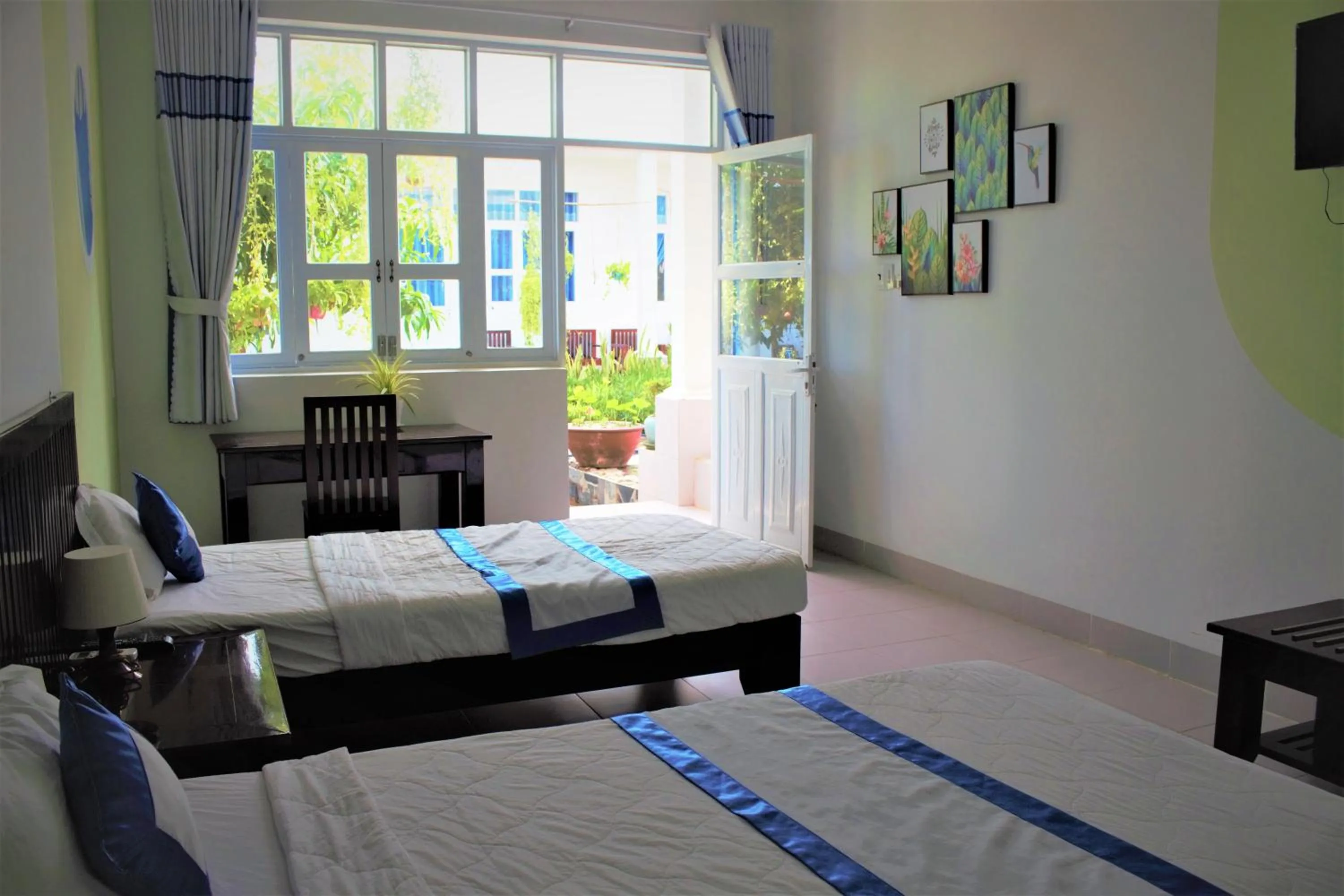 Bed in Đồi Dừa Homestay