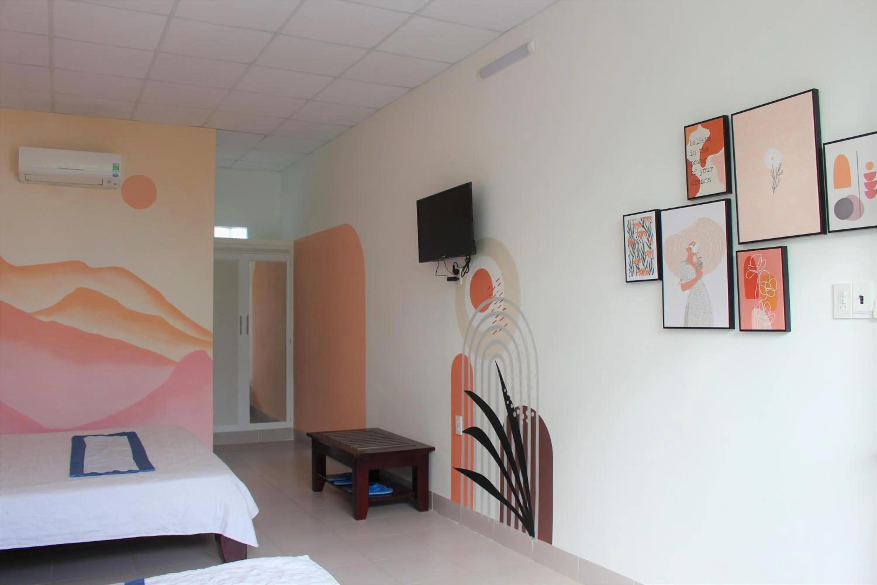 Bed in Đồi Dừa Homestay