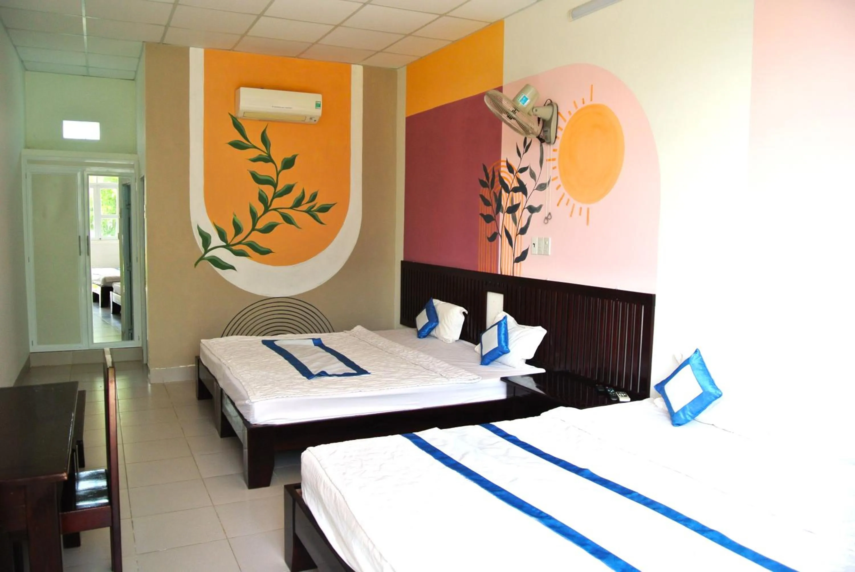 Bed in Đồi Dừa Homestay