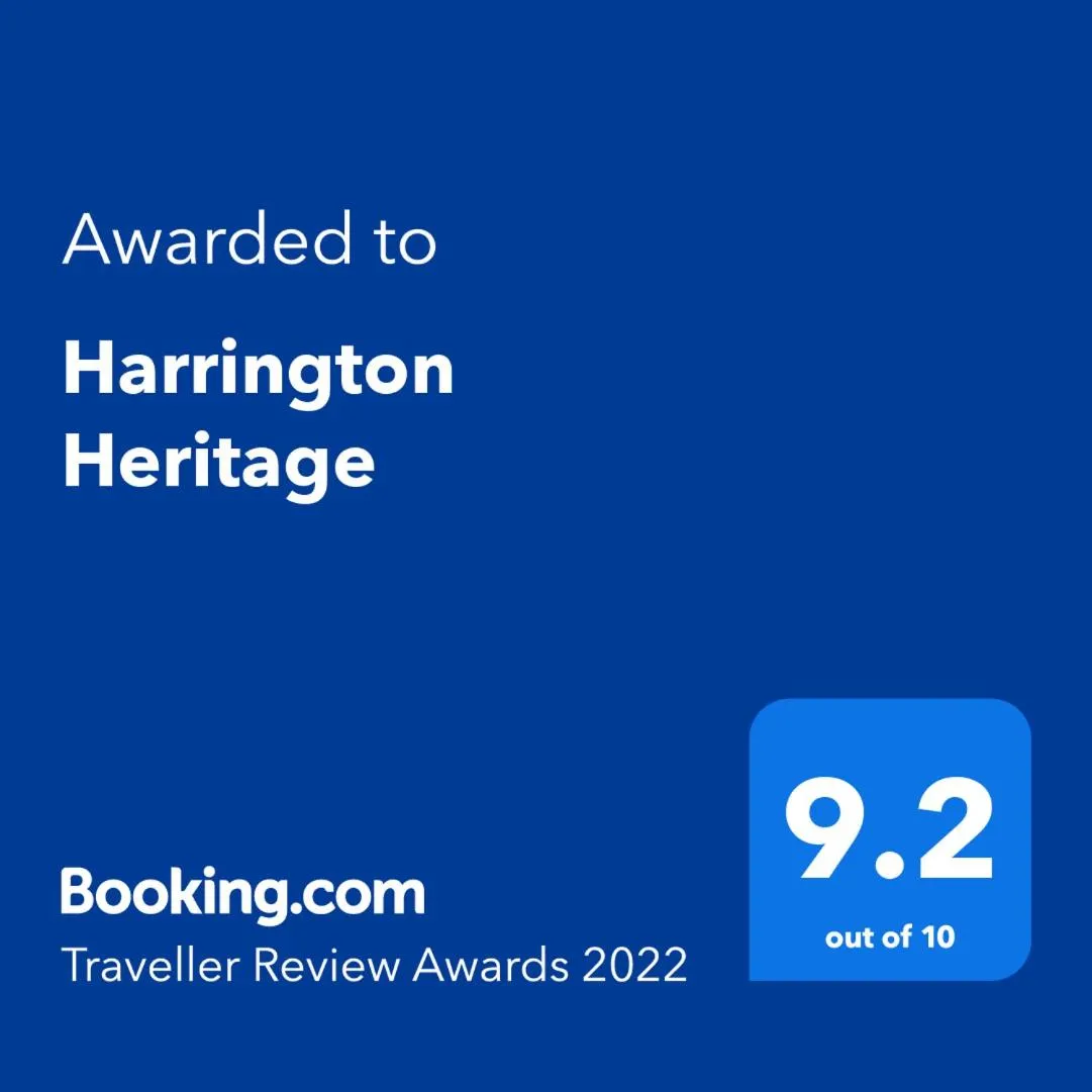 Certificate/Award in Harrington Heritage