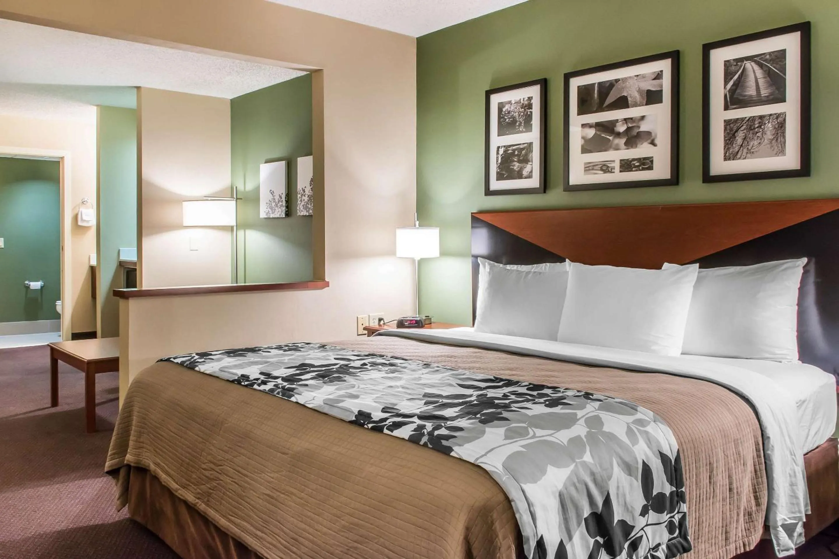 Bedroom, Bed in Sleep Inn & Suites of Lancaster County
