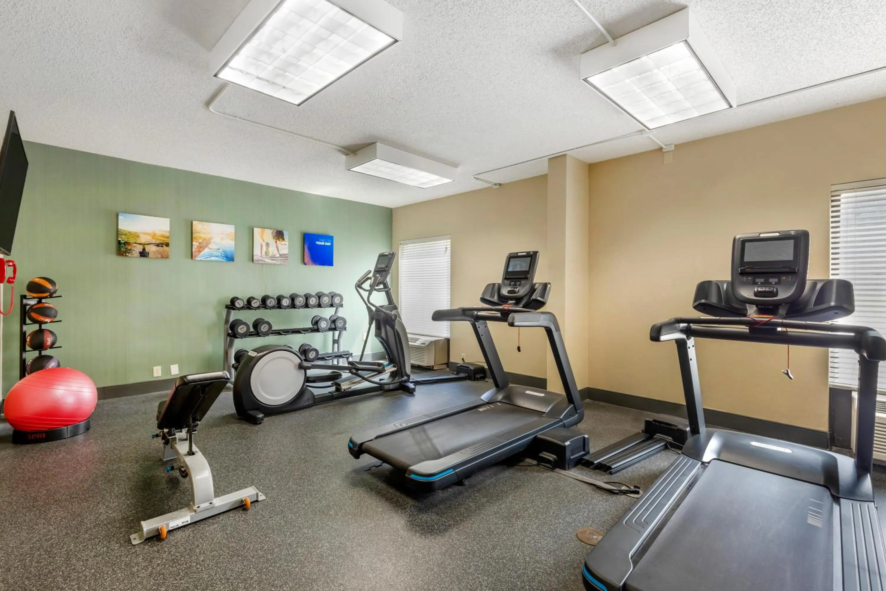 Fitness centre/facilities in Comfort Inn Plano-Dallas