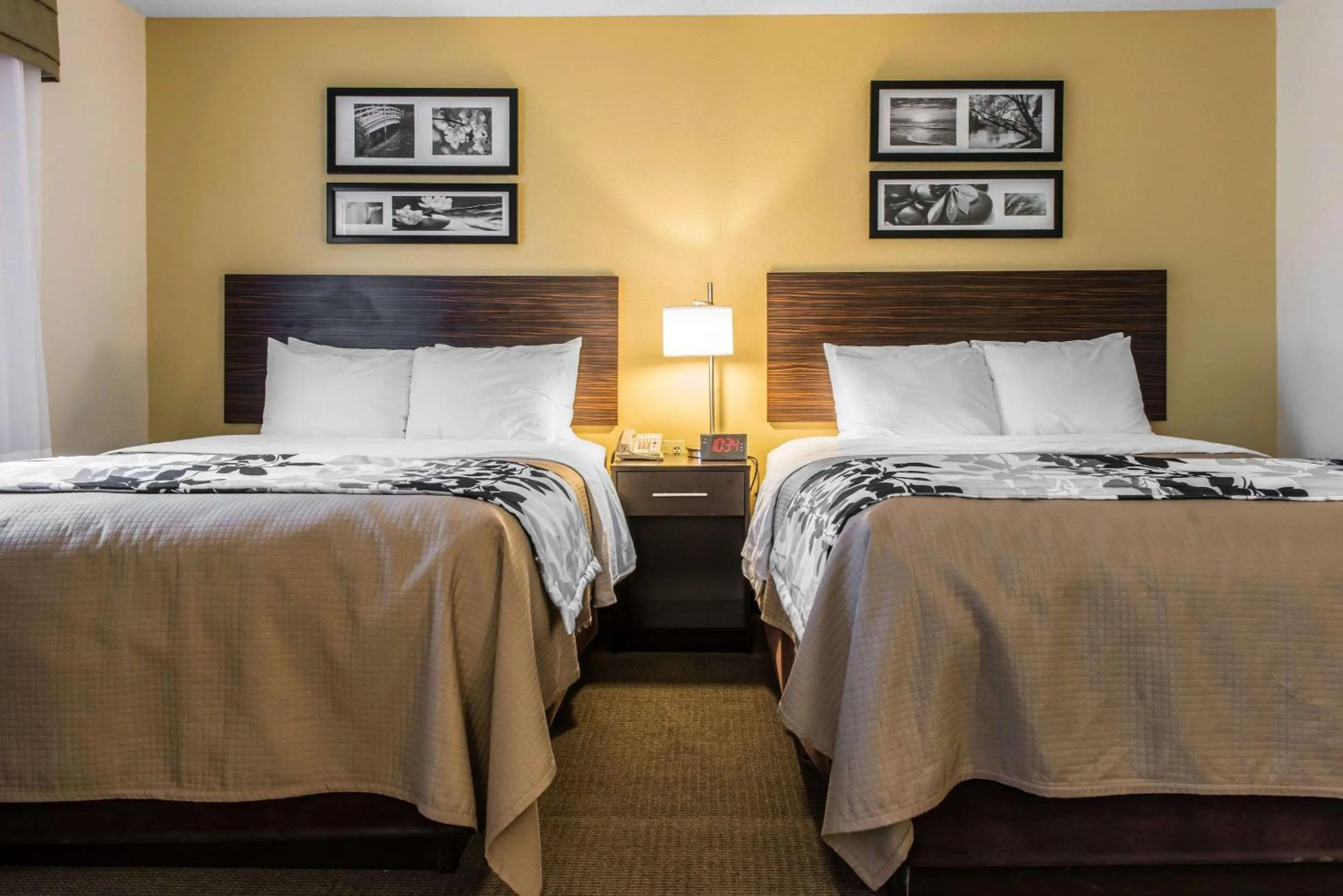 Photo of the whole room, Bed in Sleep Inn & Suites Pittsburgh Airport