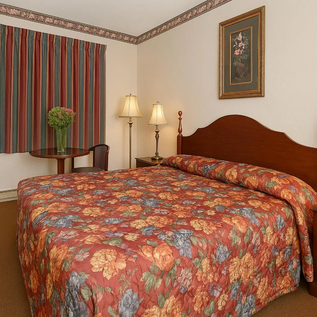 Bed in Econo Lodge Frackville