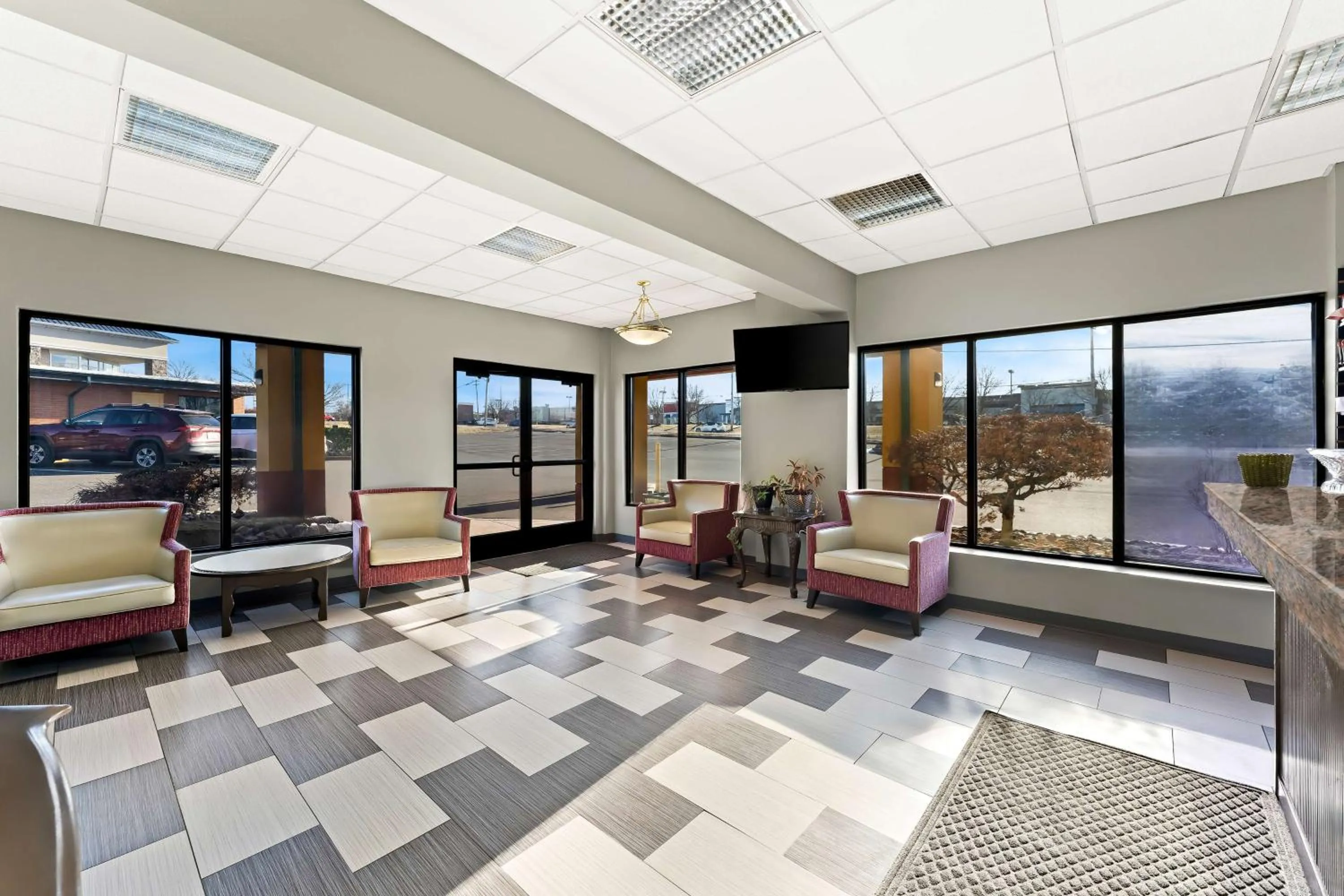 Lobby or reception in Knights Inn Montgomeryville