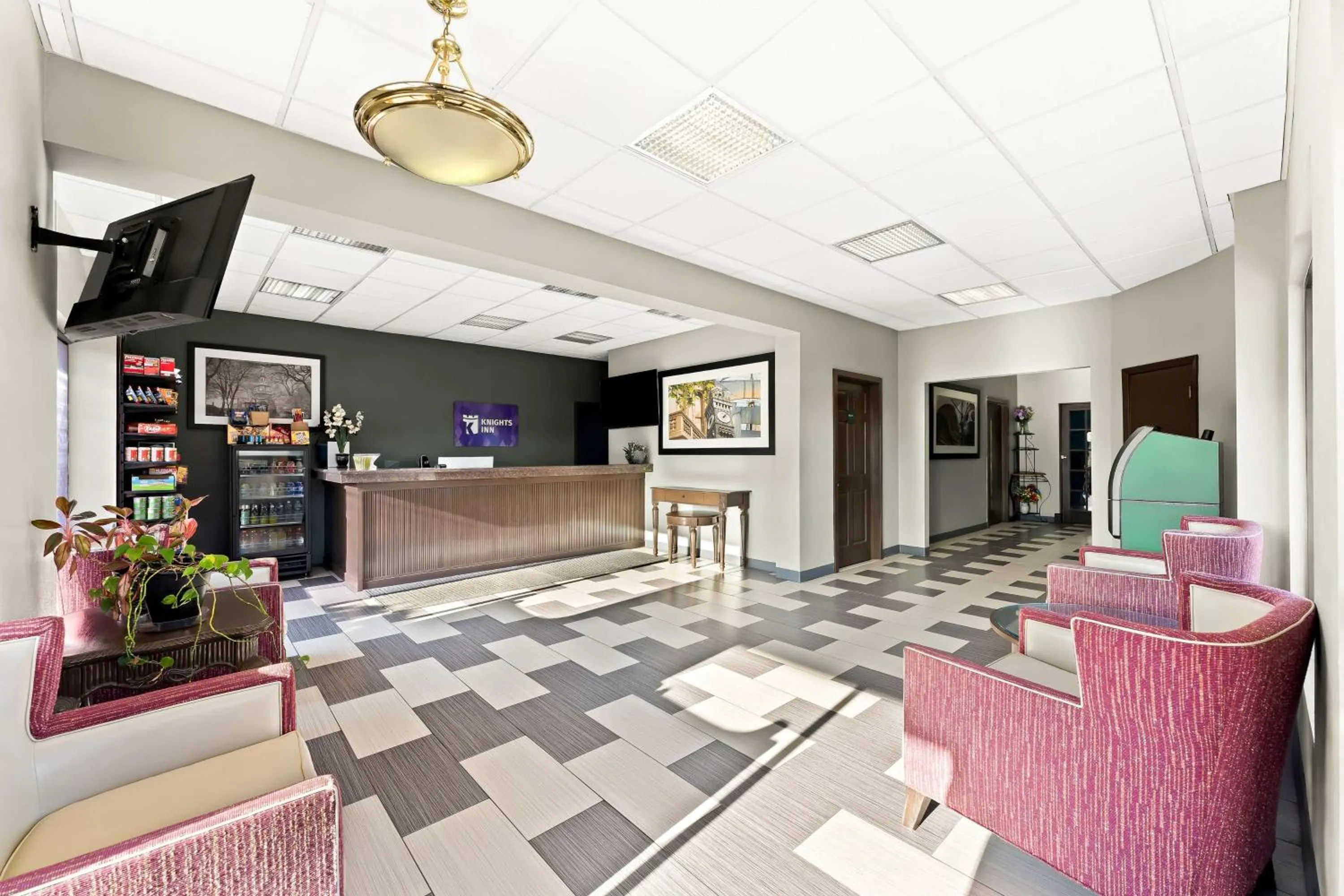 Lobby or reception in Knights Inn Montgomeryville