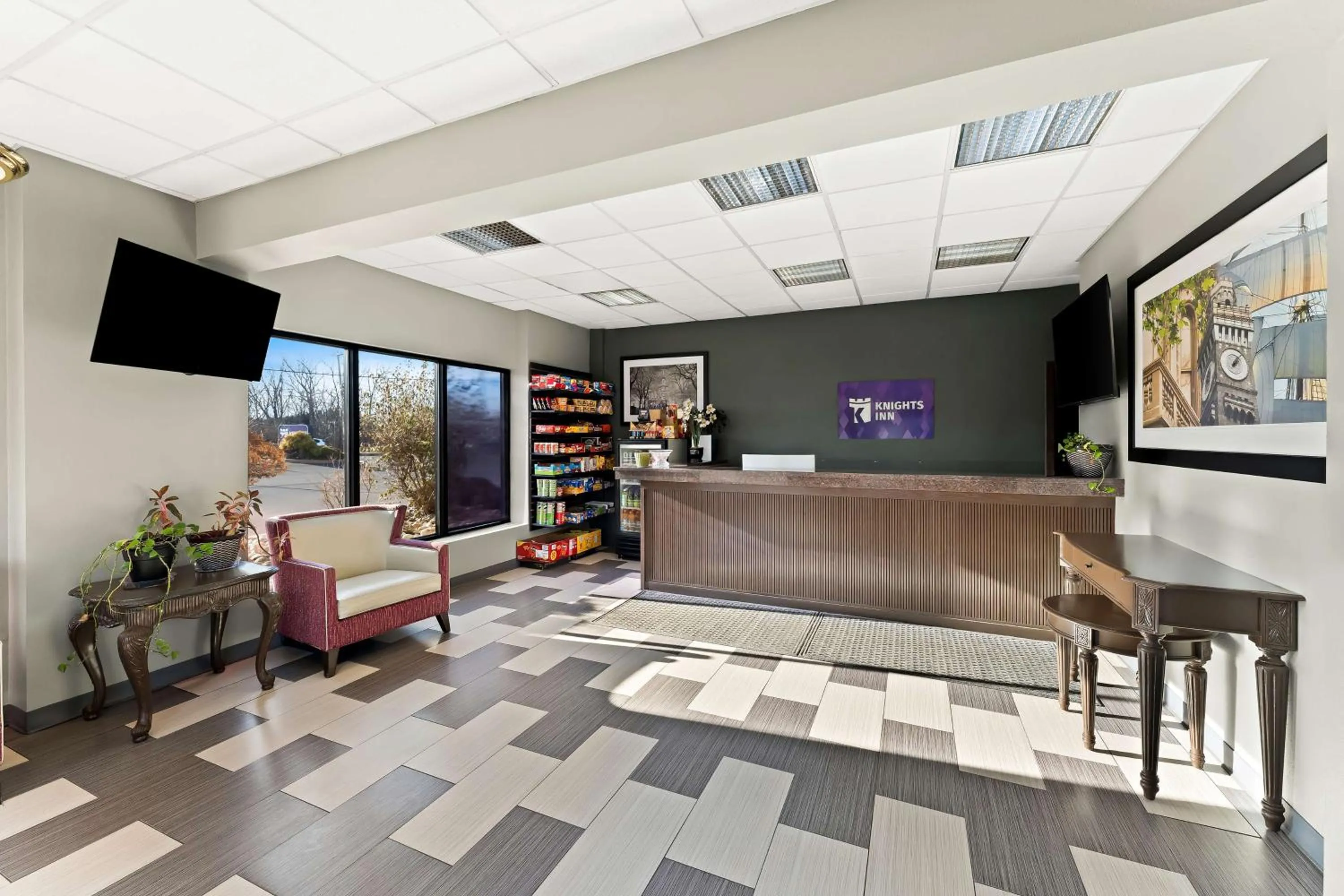 Lobby or reception in Knights Inn Montgomeryville