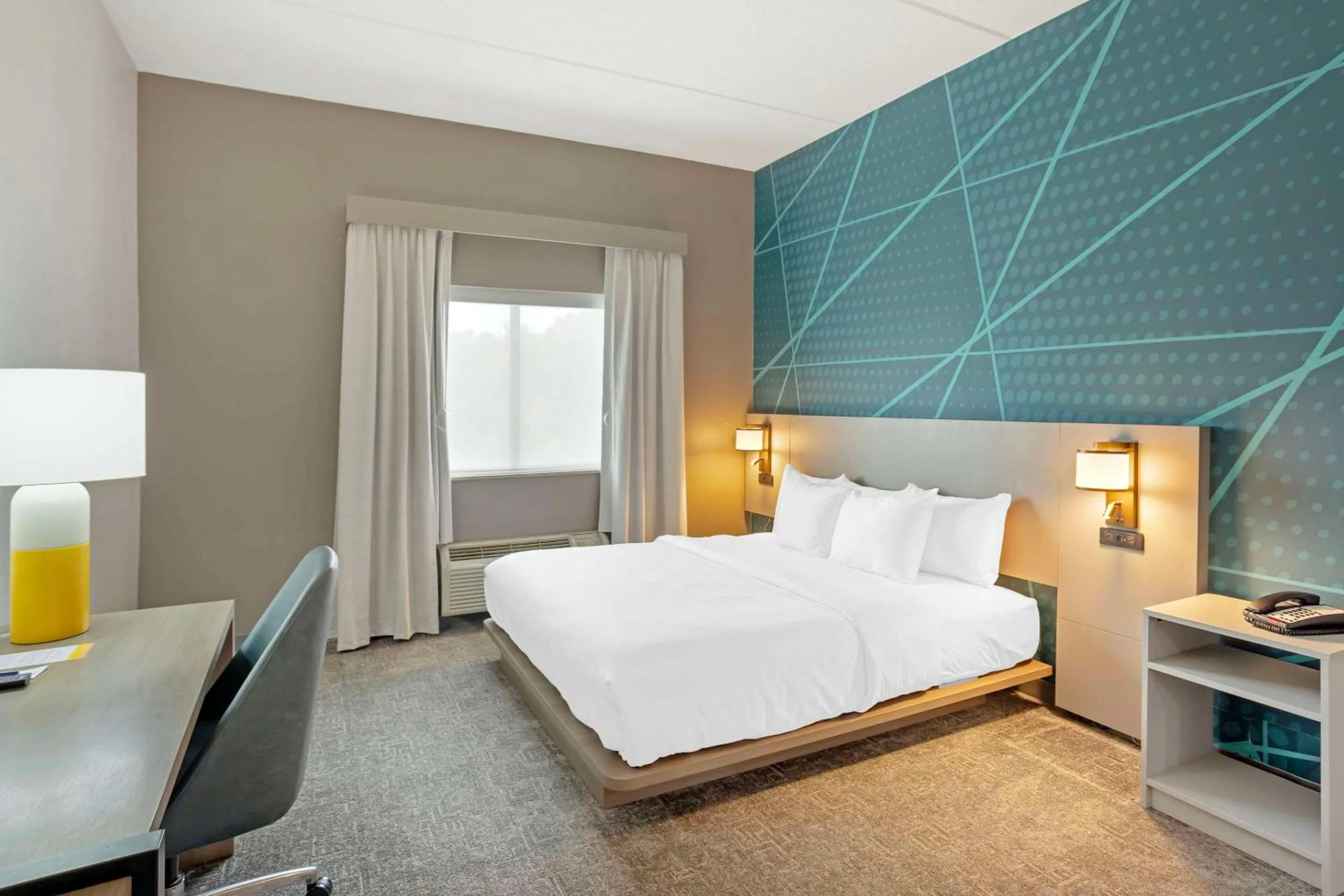 Bed in Comfort Suites Bloomsburg