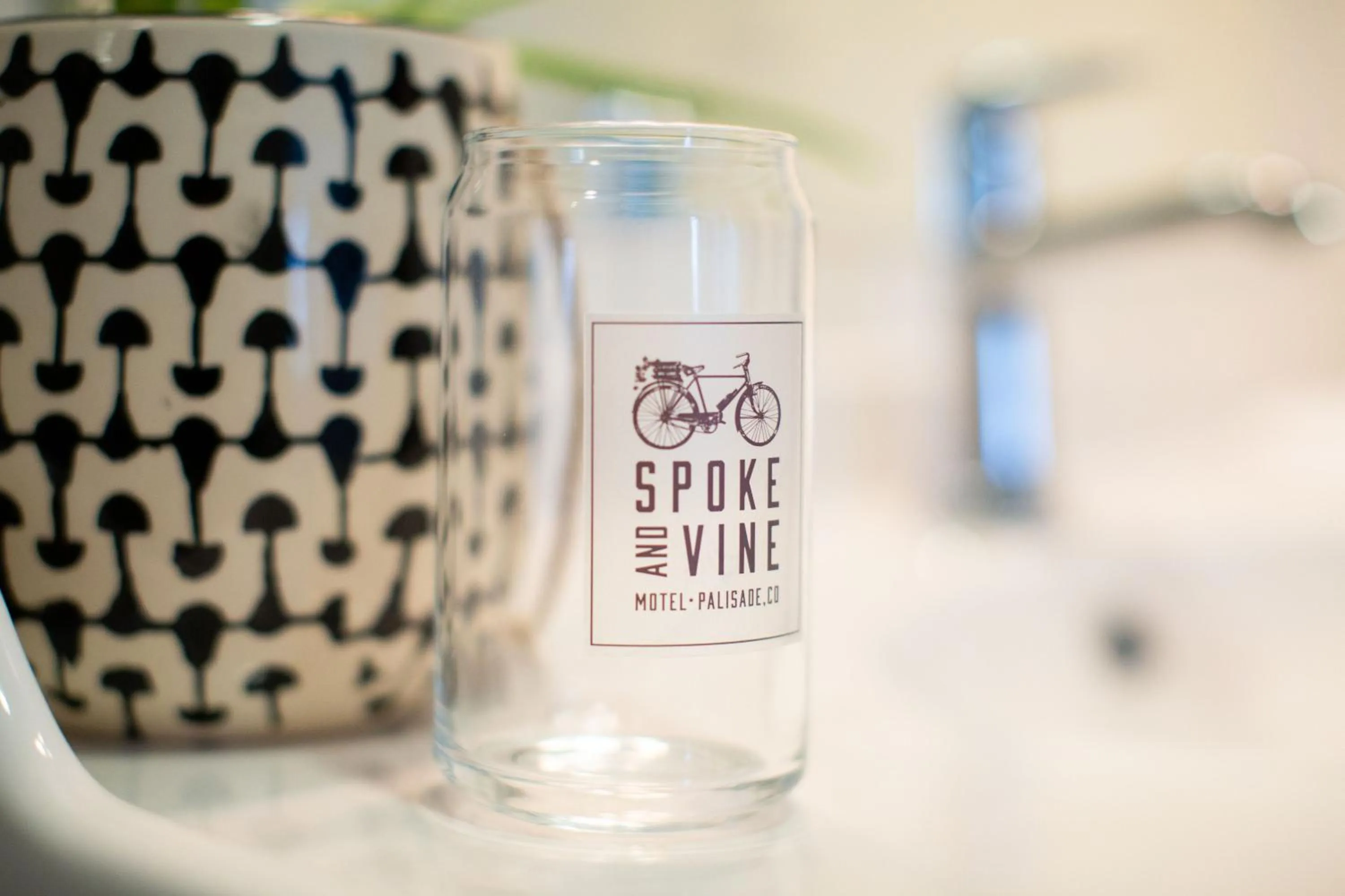 Decorative detail in Spoke and Vine Motel