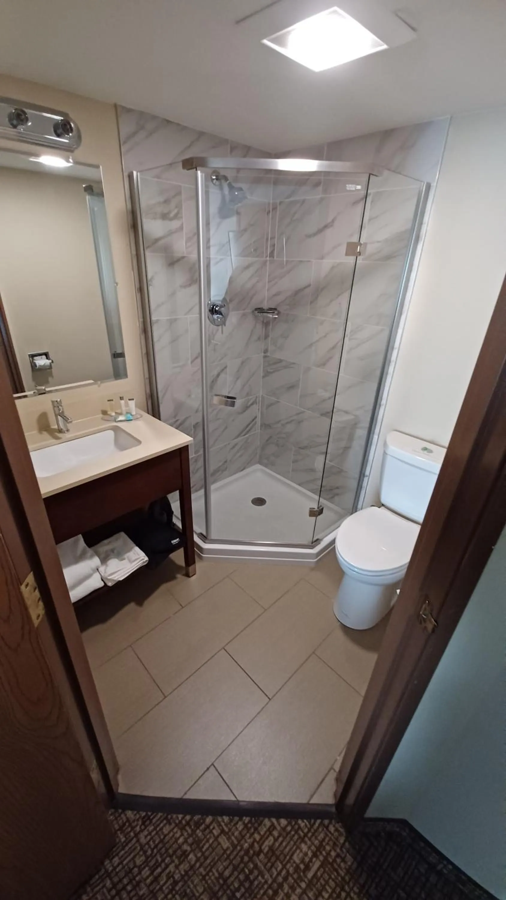 Bathroom in Wingate by Wyndham Pittsburgh New Stanton