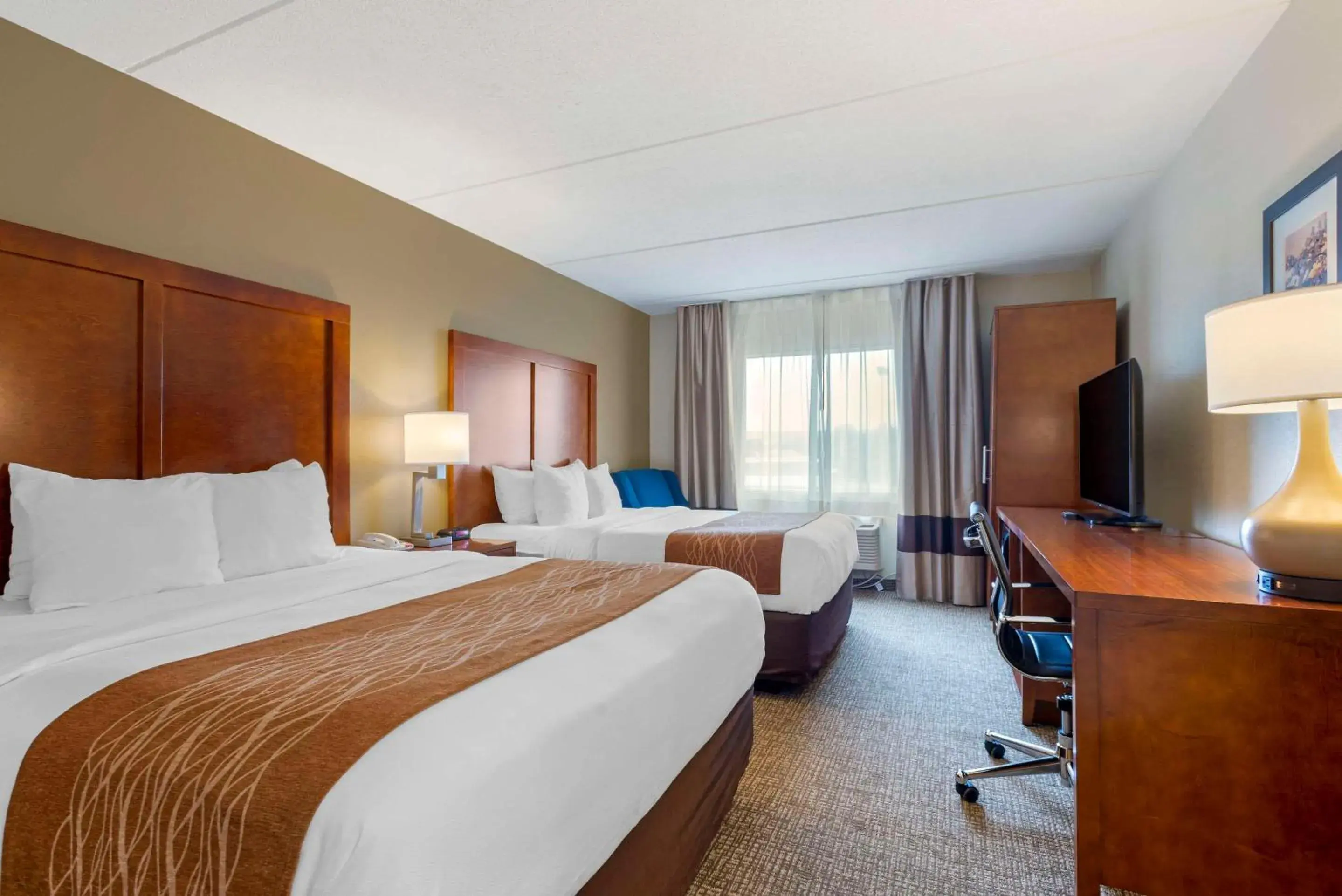 Queen Room with Two Queen Beds - Non-Smoking in Comfort Inn & Suites Wilkes Barre - Arena Queen Room with Two Queen Beds - Non-Smoking in Comfort Inn & Suites Wilkes Barre - Arena